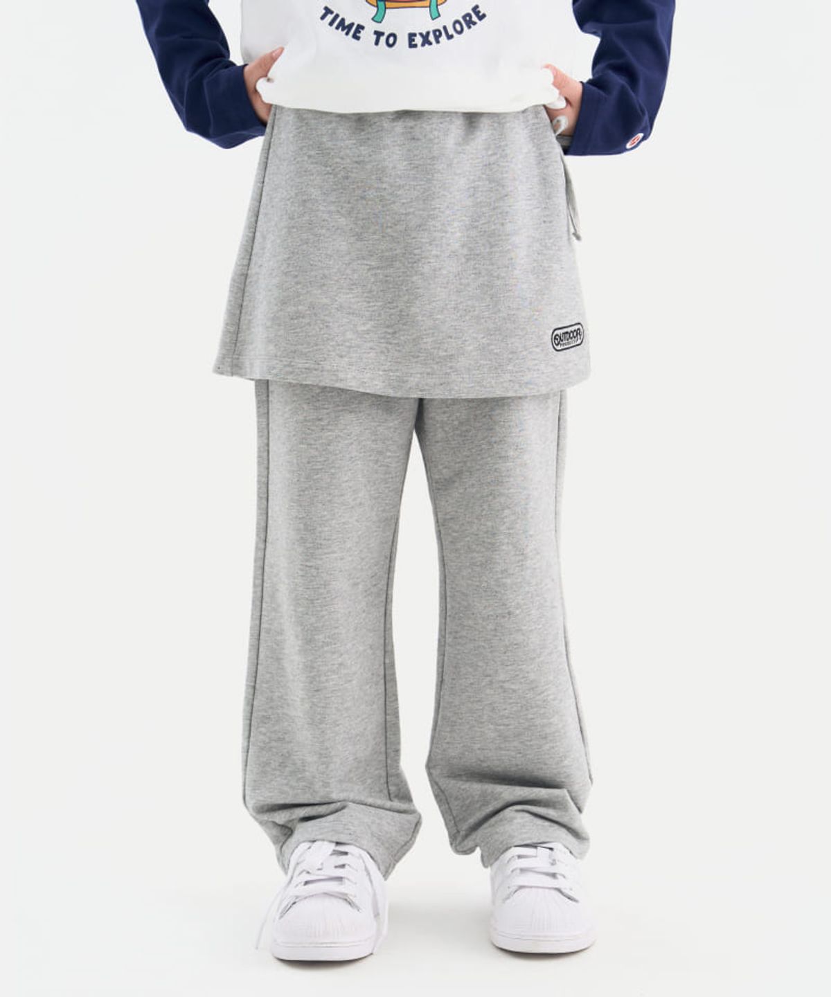 아웃도어 프로덕츠 키즈(OUTDOOR PRODUCTS KIDS) 여아 스커트 팬츠 (멜란지) OD261BPT71_MLG