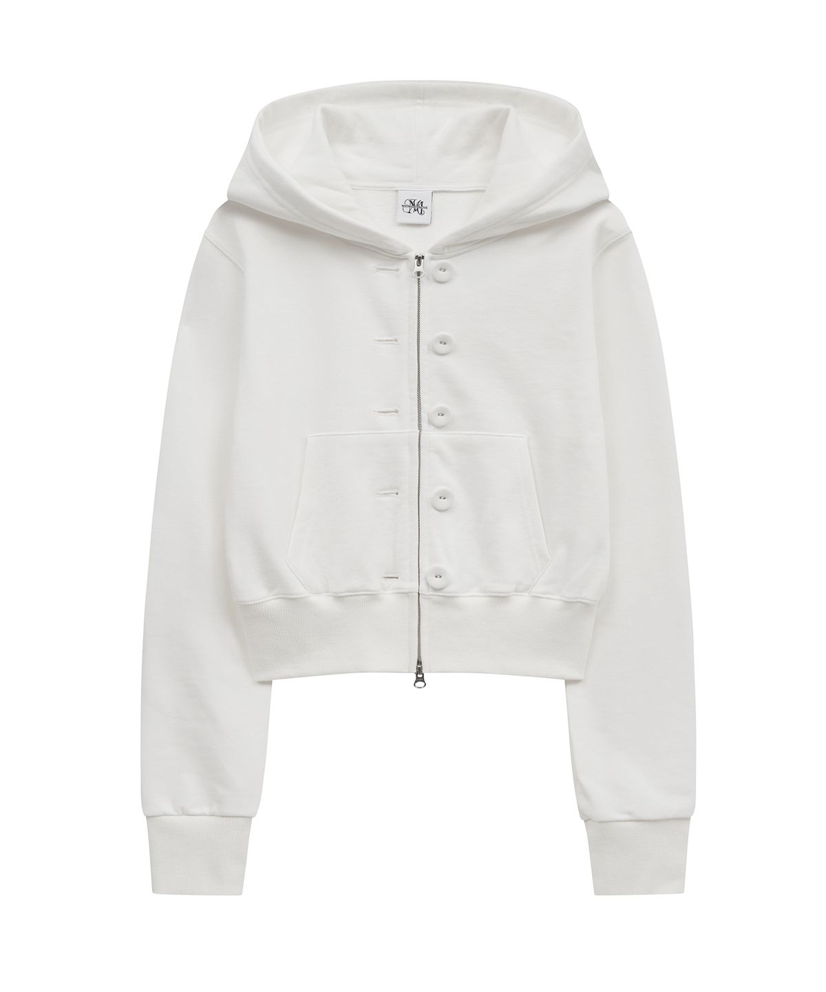 미드나잇 무브(MIDNIGHT MOVE) bt hood zip up (white)