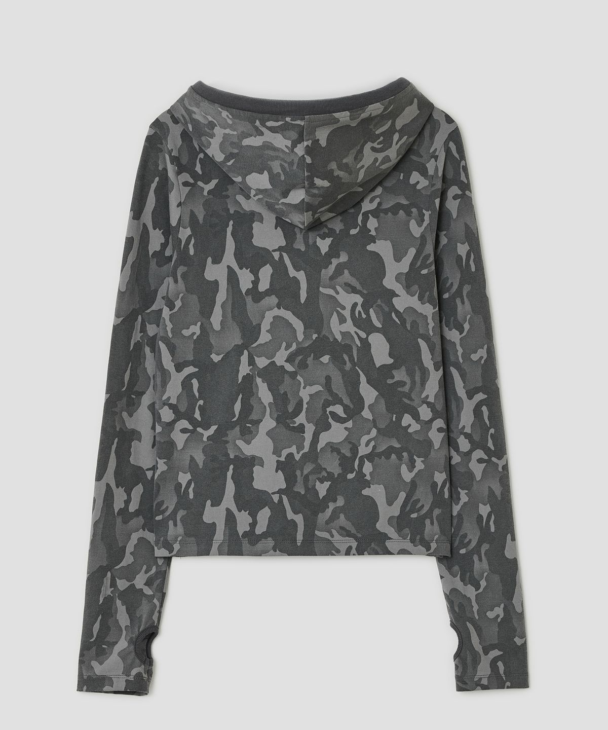 타입서비스(TYPESERVICE) Camo Slim Hoodie [Charcoal]