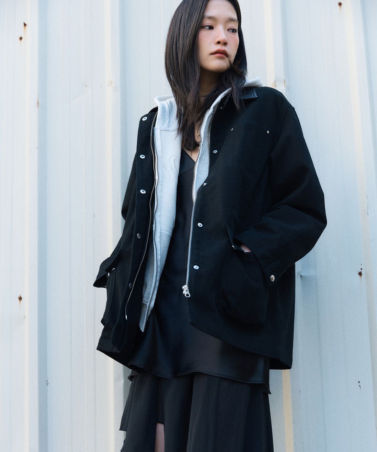 미쏘(MIXXO) 스트링 워크자켓_MIWJKG32PC