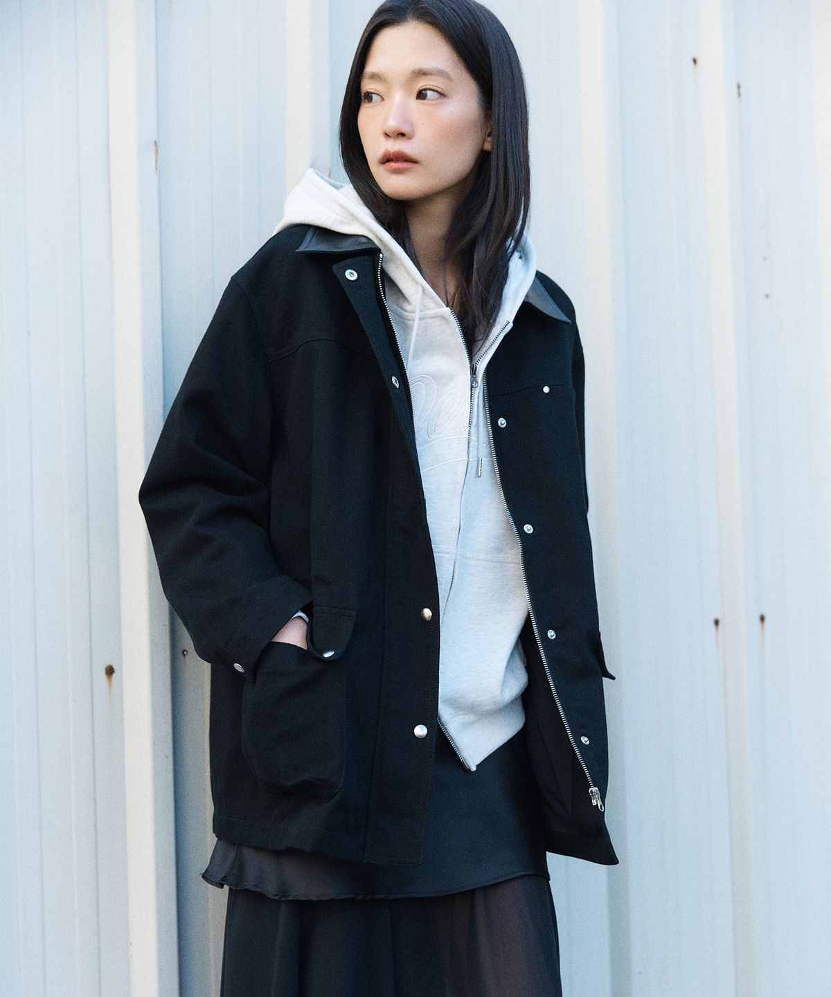 미쏘(MIXXO) 스트링 워크자켓_MIWJKG32PC
