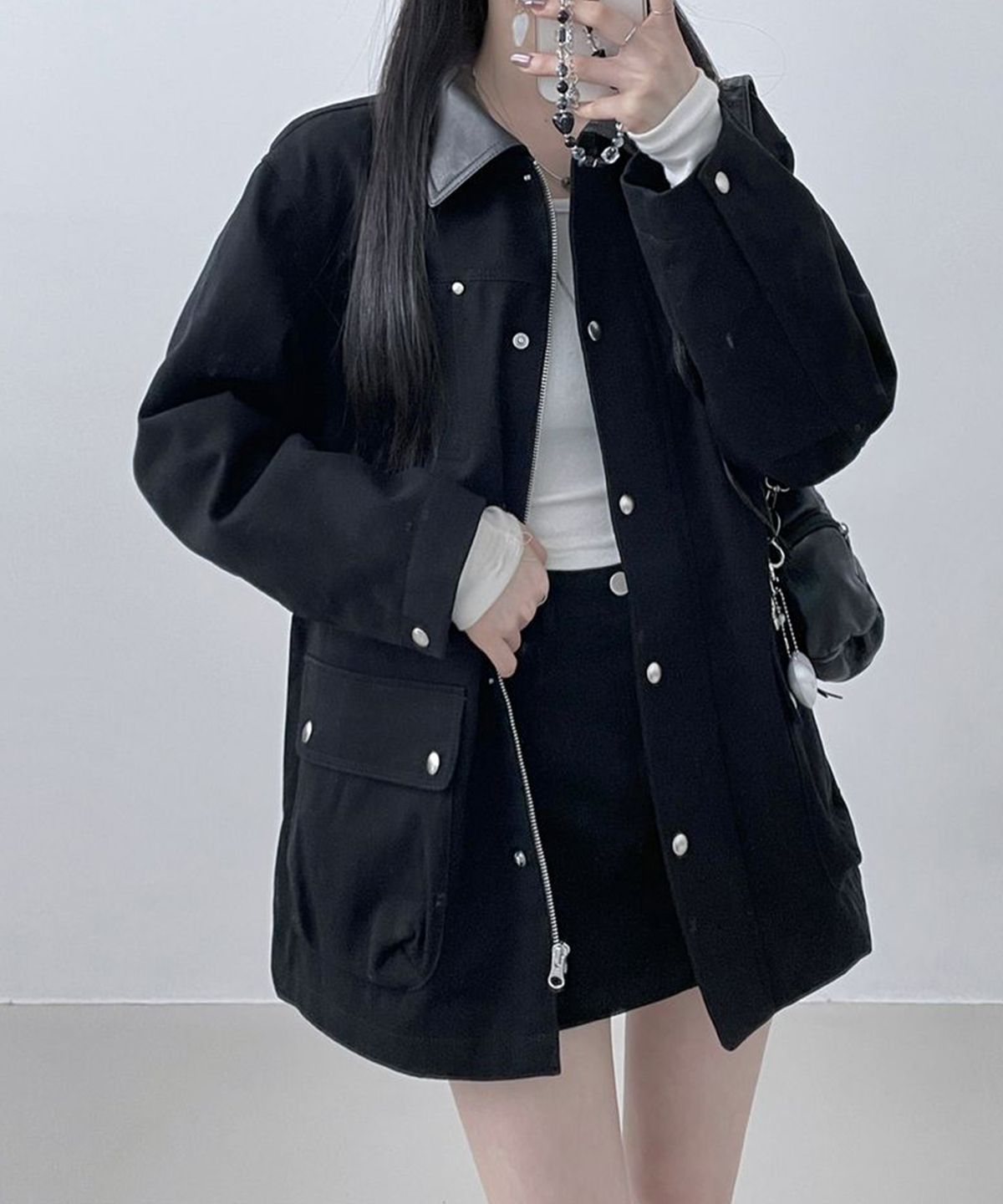 미쏘(MIXXO) 스트링 워크자켓_MIWJKG32PC