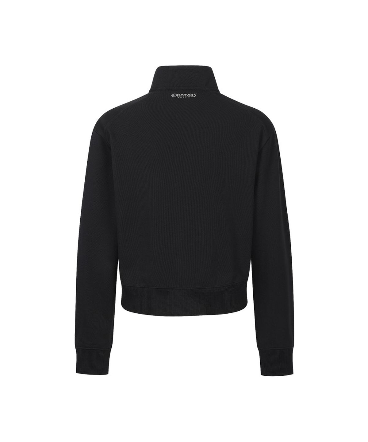디스커버리 익스페디션(DISCOVERY EXPEDITION) 여성 에센셜 니트 트레이닝 하이넥 자켓 (BLACK)