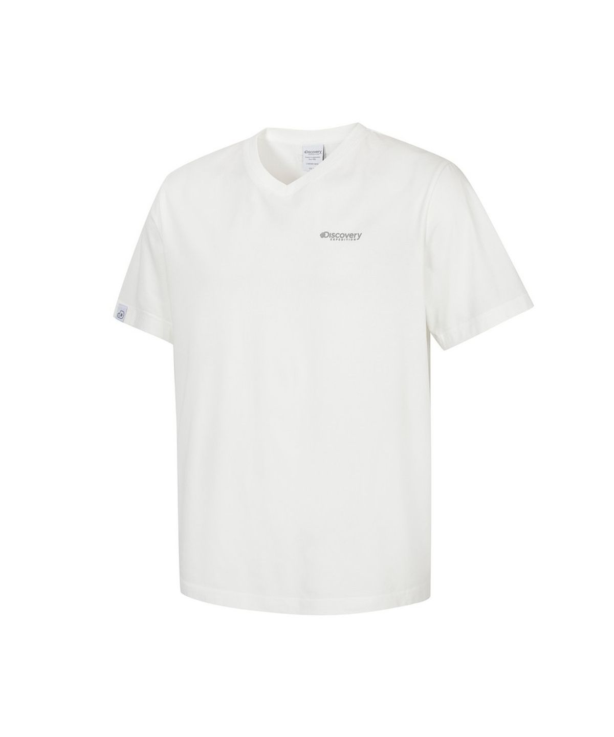 디스커버리 익스페디션(DISCOVERY EXPEDITION) 유니 프레시벤트 브이넥 반팔티셔츠 (WHITE)