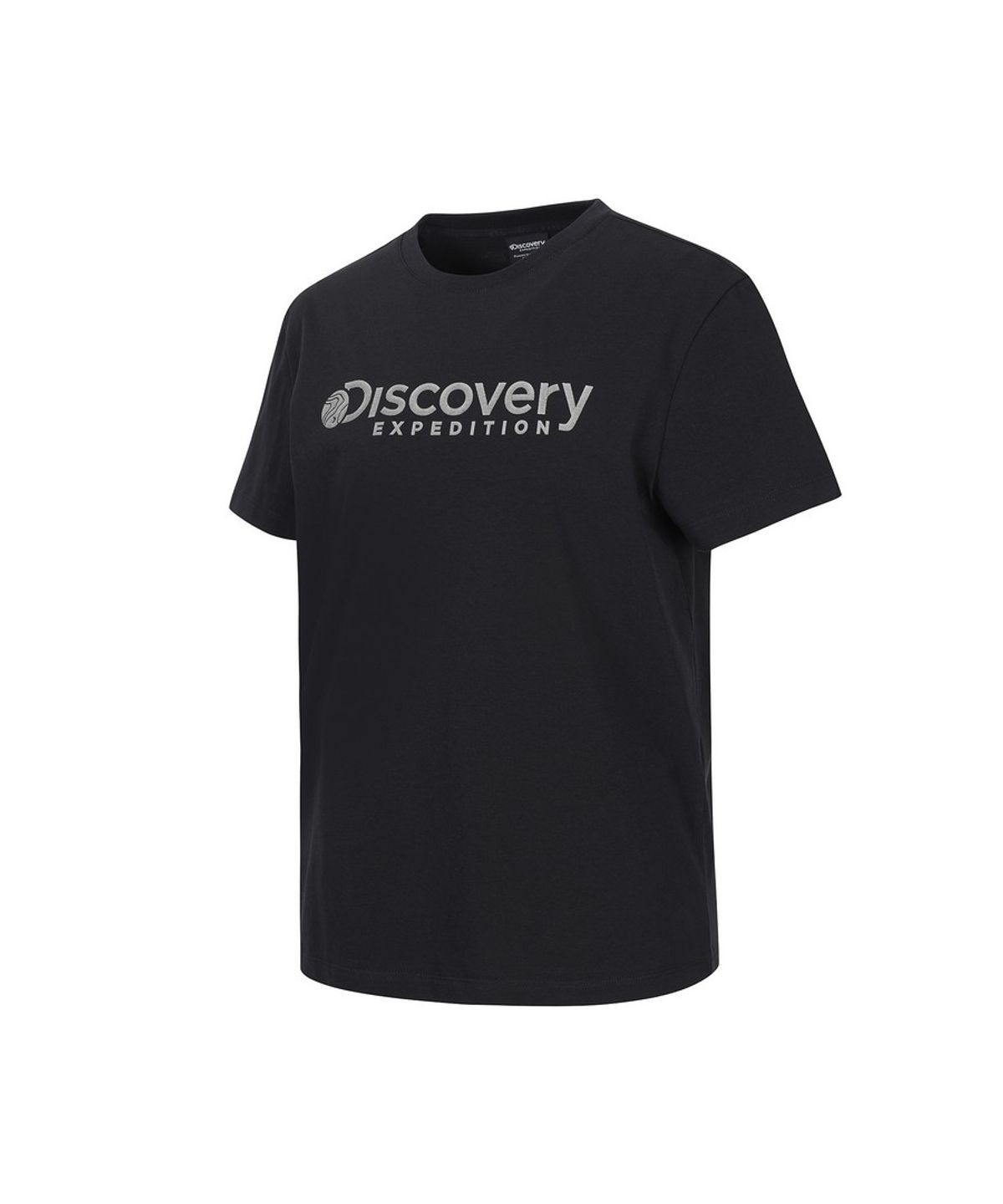 디스커버리 익스페디션(DISCOVERY EXPEDITION) 여성 프레시벤트 로건 반팔티셔츠 (BLACK)