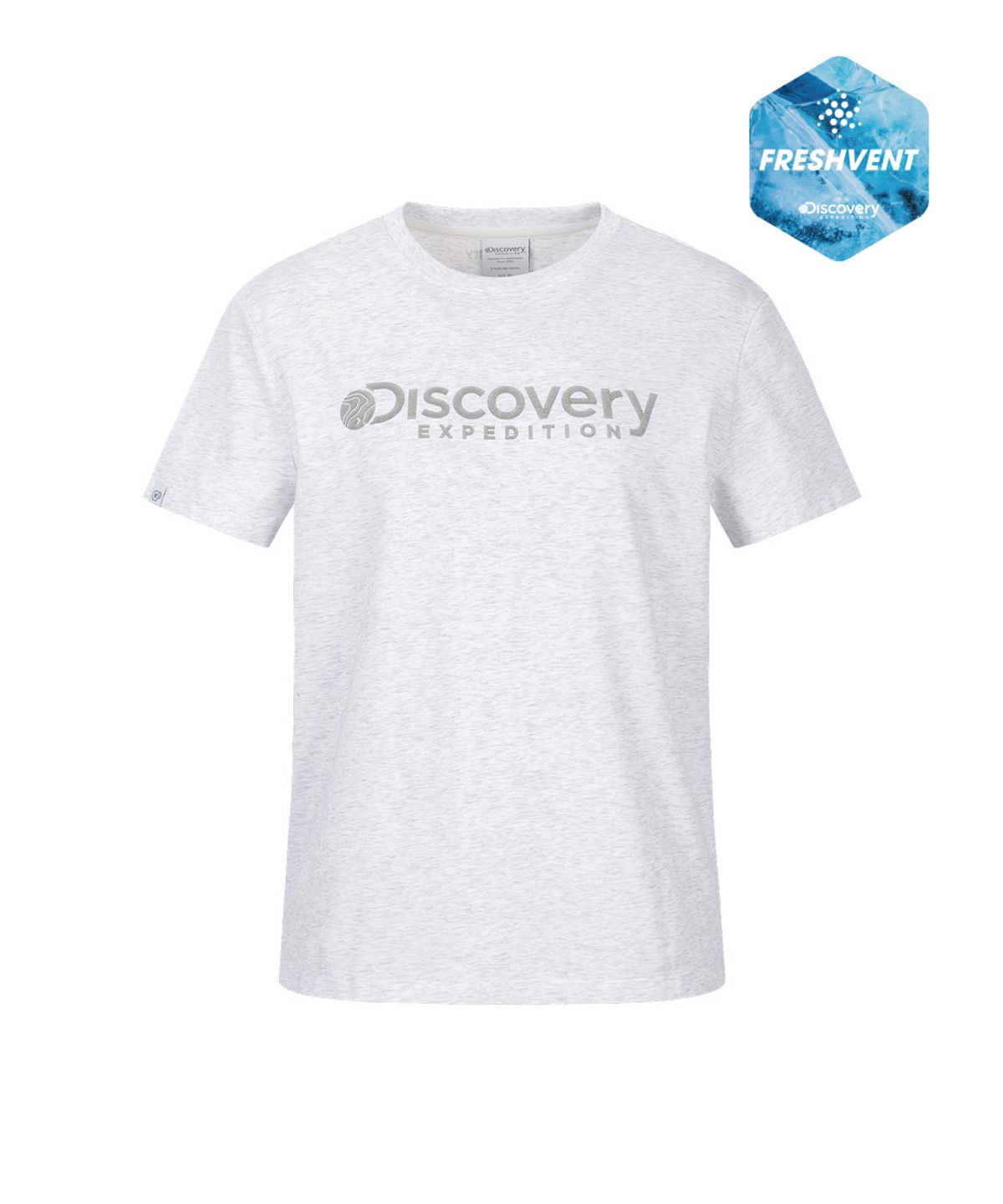 디스커버리 익스페디션(DISCOVERY EXPEDITION) 여성 프레시벤트 로건 반팔티셔츠 (M/GREY)