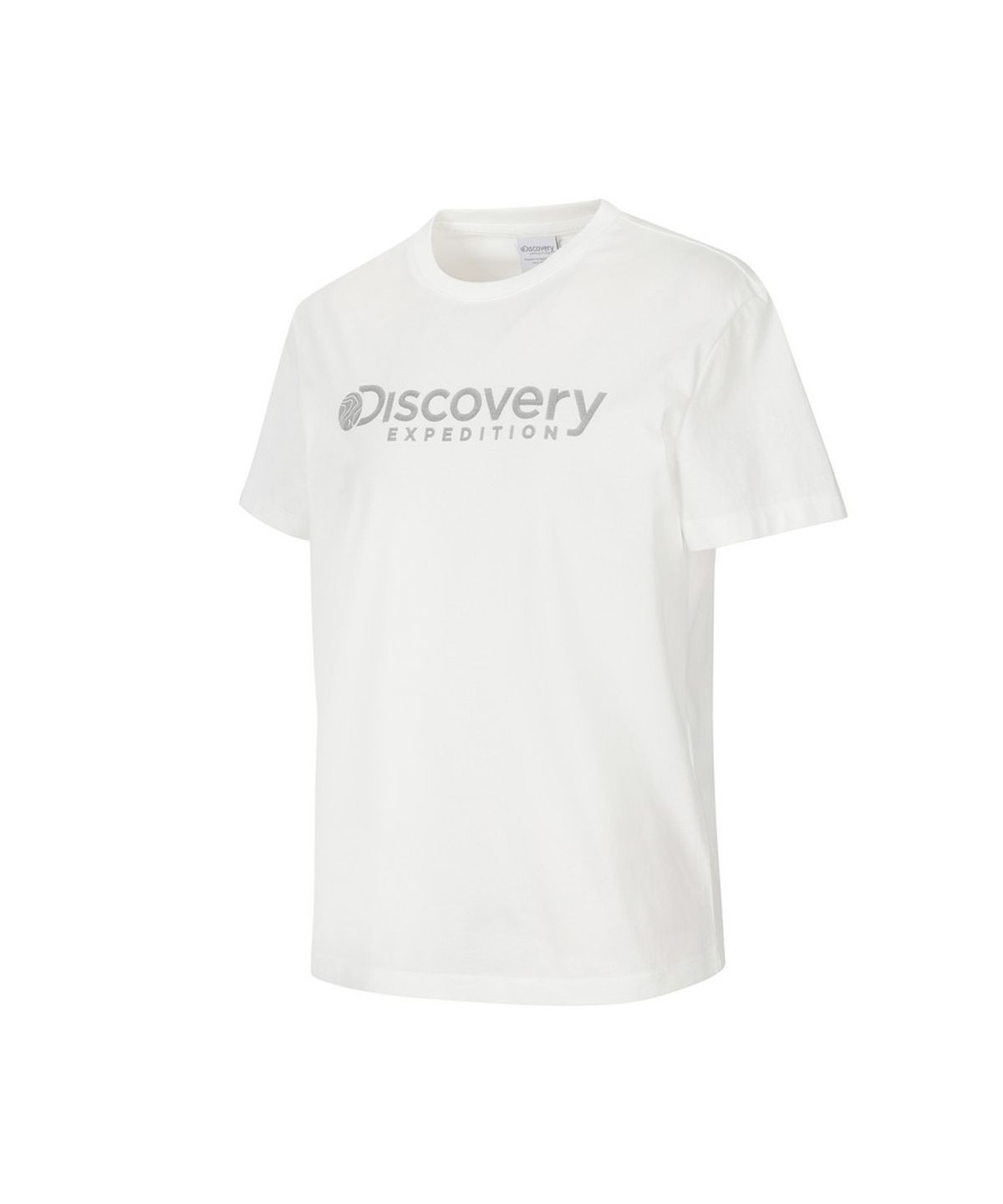 디스커버리 익스페디션(DISCOVERY EXPEDITION) 여성 프레시벤트 로건 반팔티셔츠 (WHITE)