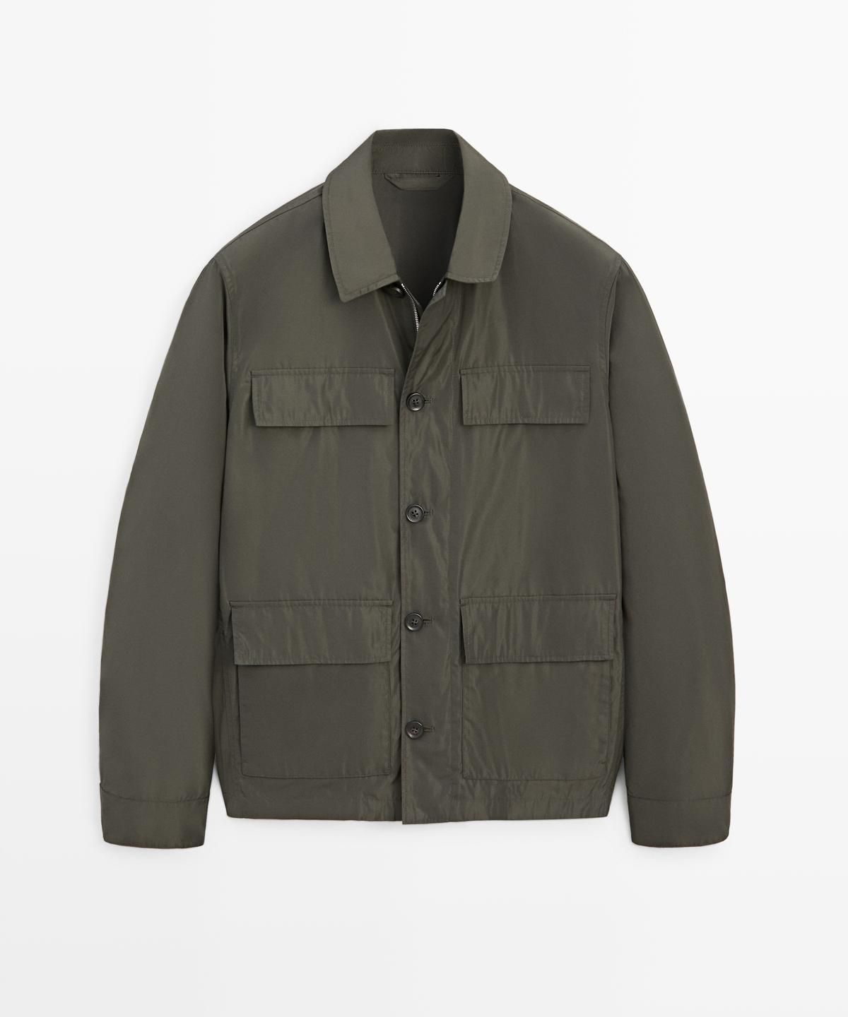 마시모두띠(MASSIMO DUTTI) 포켓 디테일 라이트웨이트 재킷