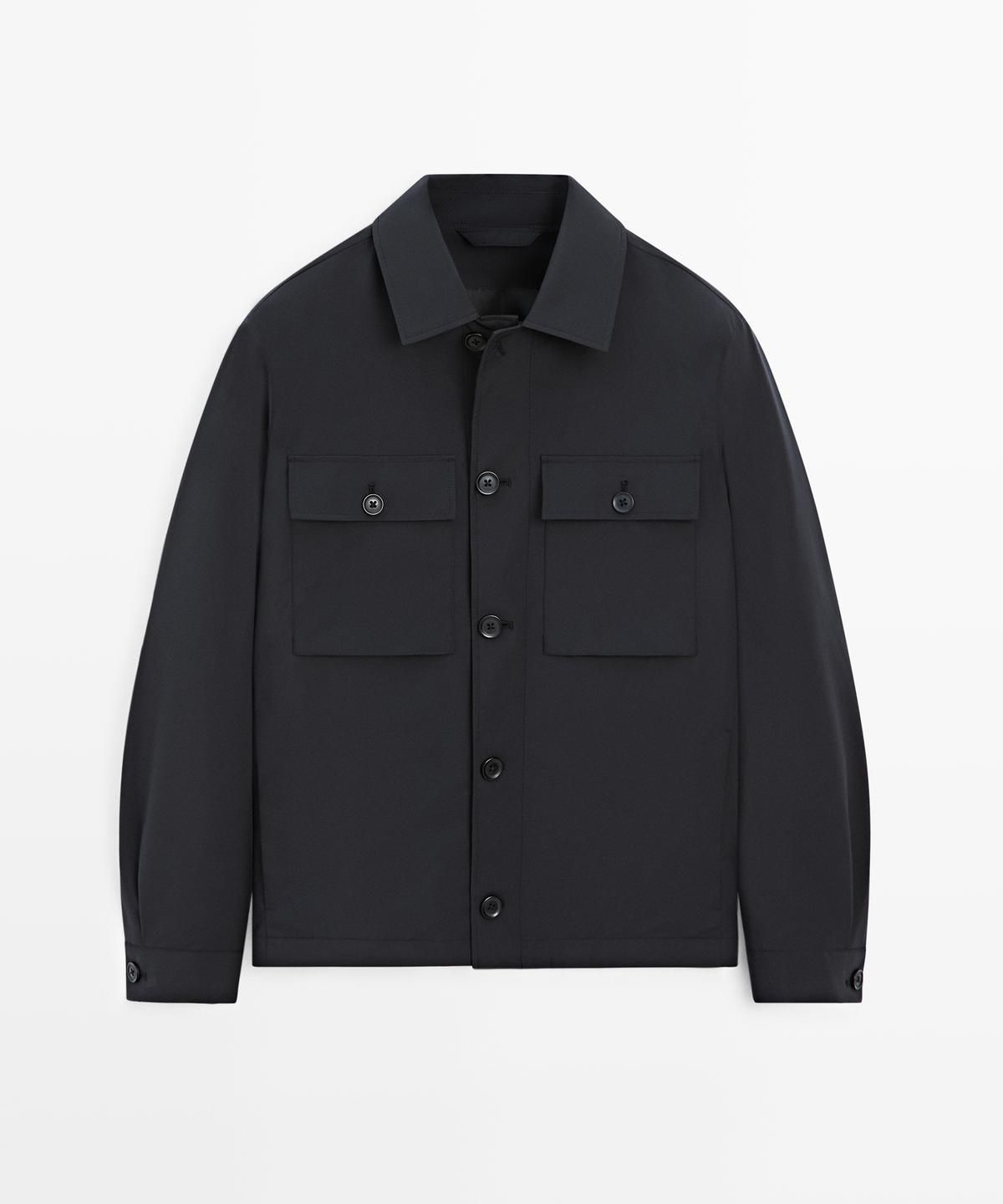 마시모두띠(MASSIMO DUTTI) 포켓 디테일 크롭 자켓