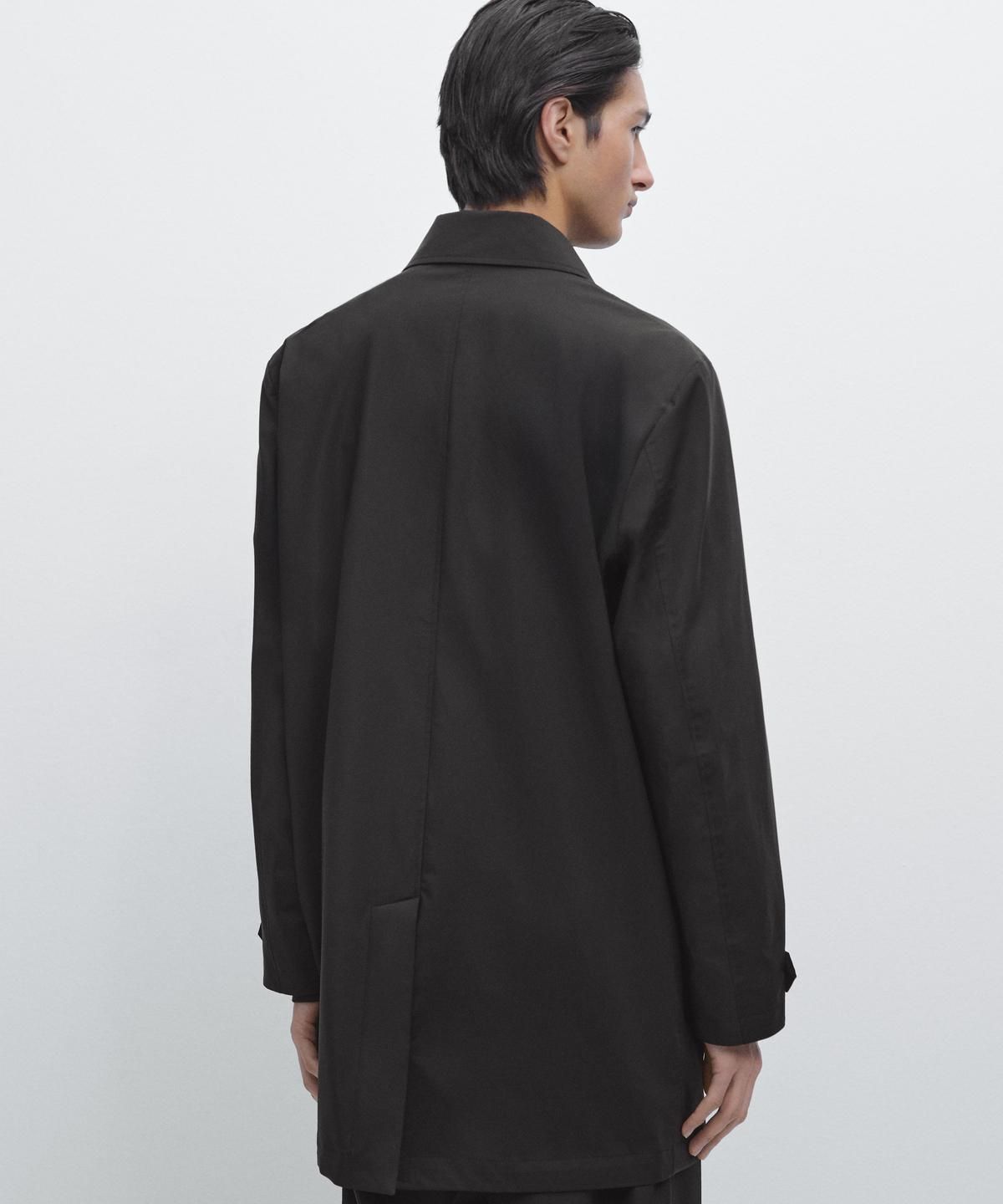 마시모두띠(MASSIMO DUTTI) 라이트 하이테크 패브릭 파카