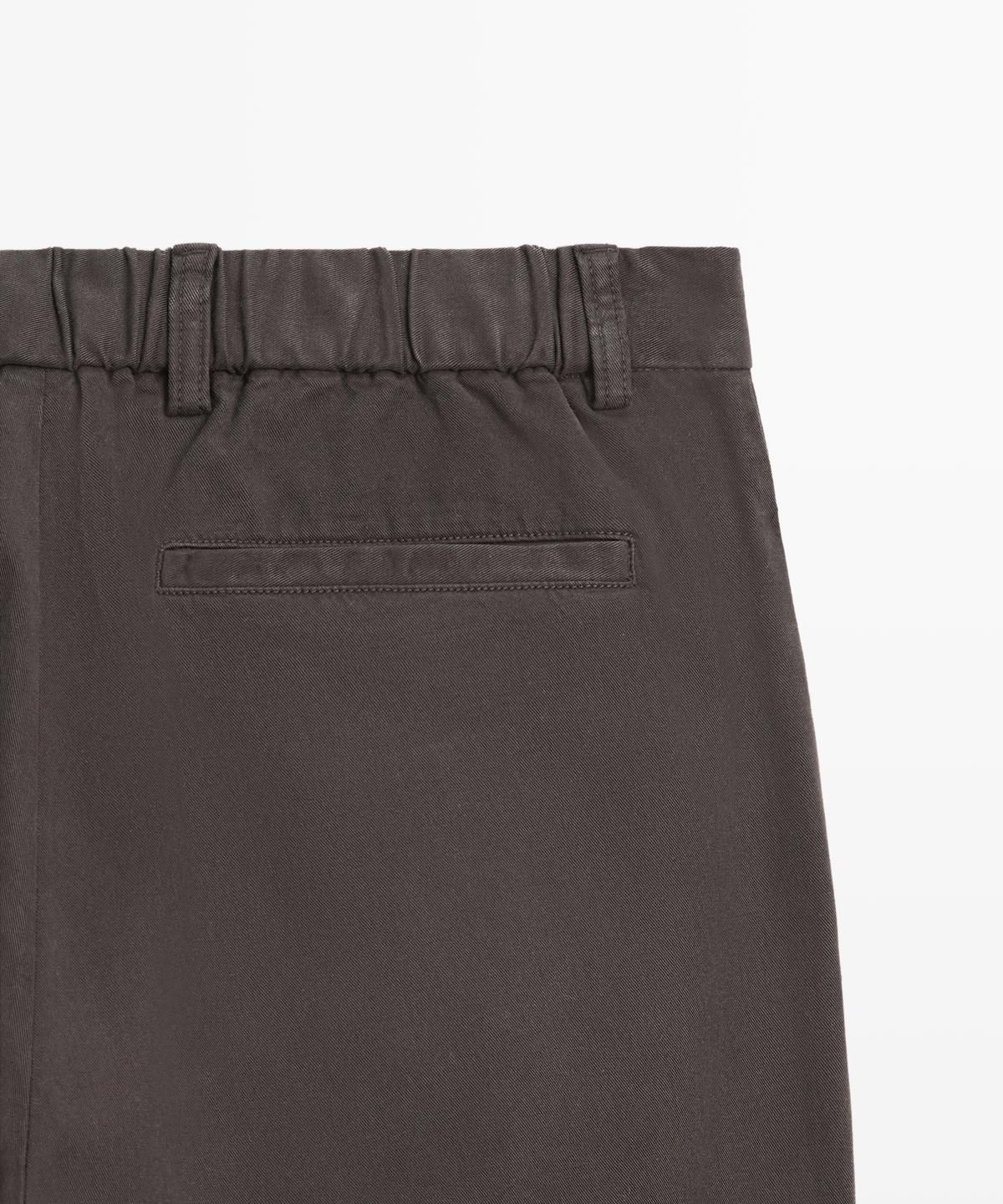 마시모두띠(MASSIMO DUTTI) 코튼 블렌드 조거핏 팬츠
