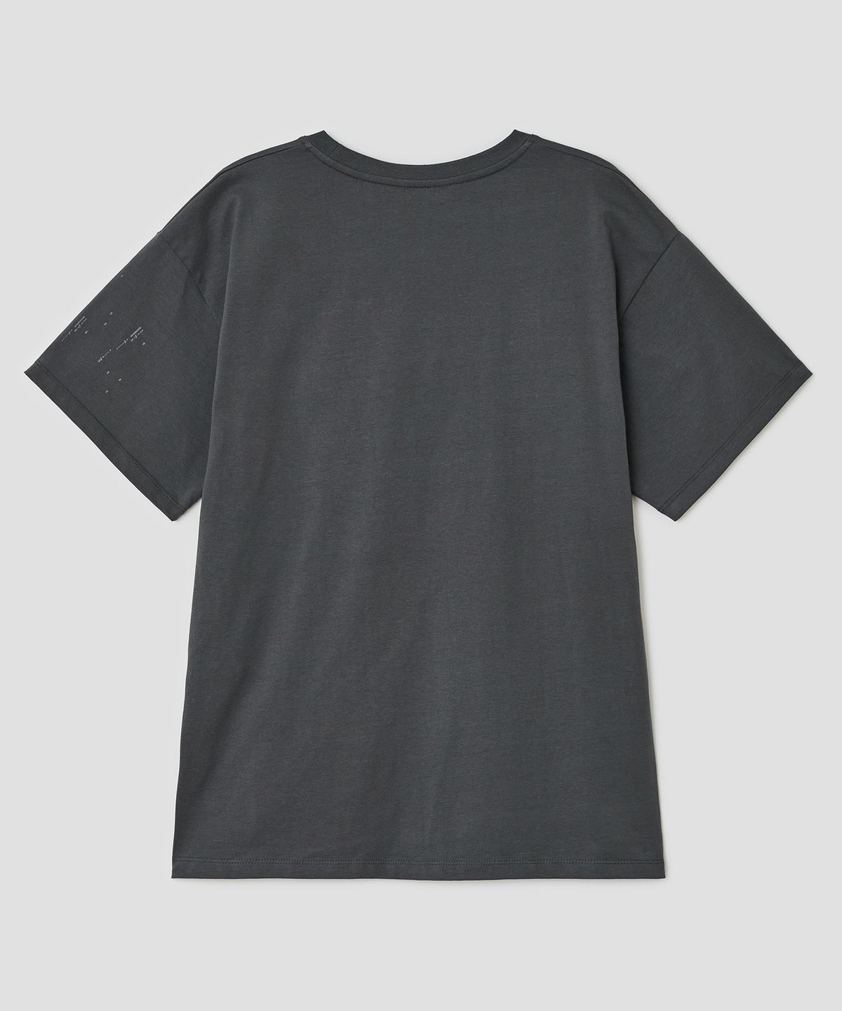 타입서비스(TYPESERVICE) Scattered Ruched Top [Charcoal]