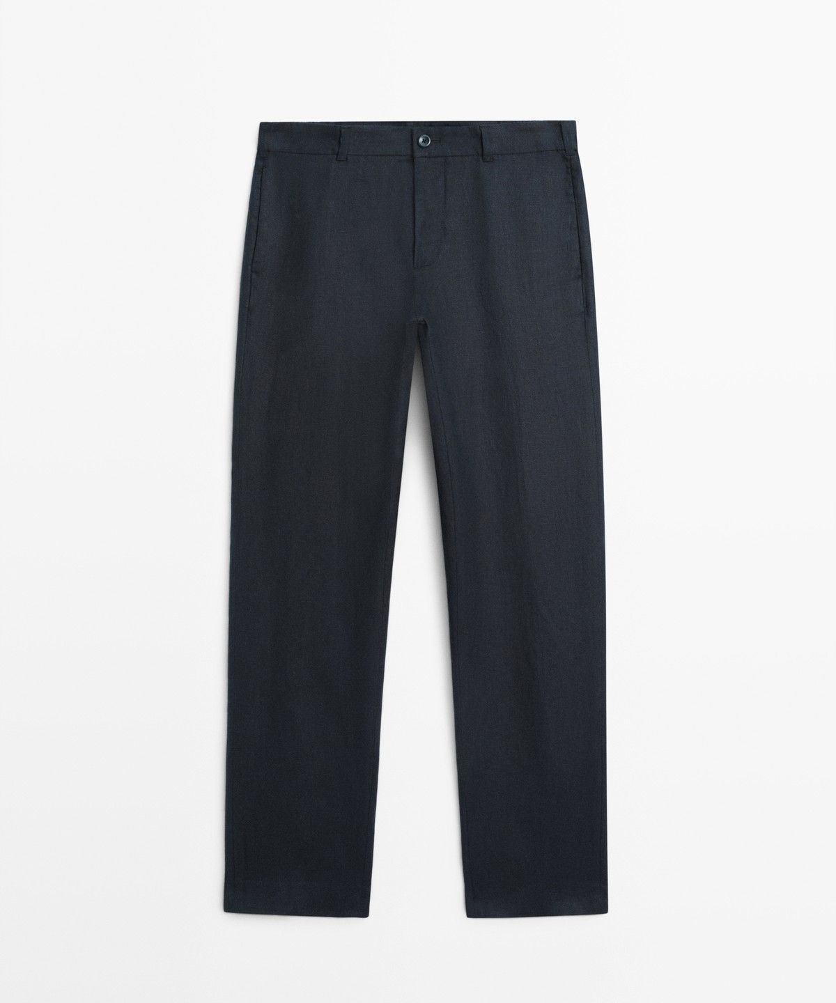 마시모두띠(MASSIMO DUTTI) 테이퍼드 핏 린넨 팬츠