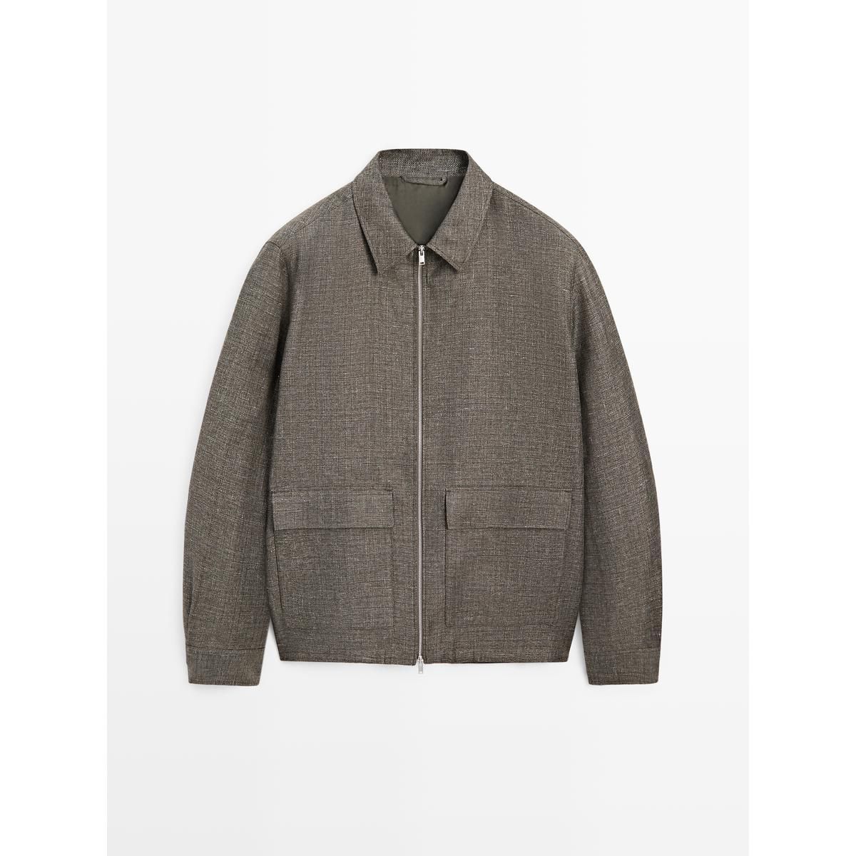 마시모두띠(MASSIMO DUTTI) 포켓 디테일 쇼트 재킷