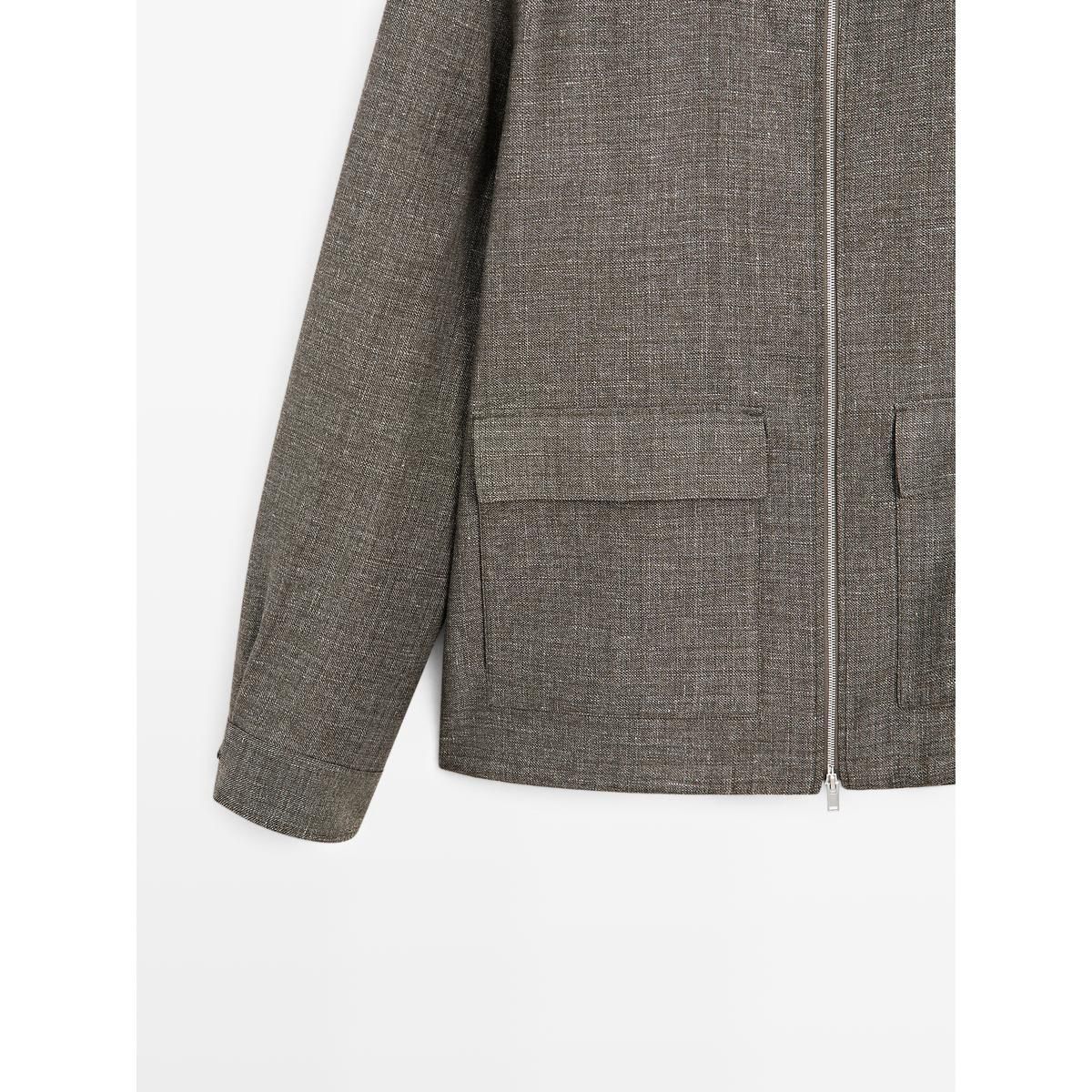 마시모두띠(MASSIMO DUTTI) 포켓 디테일 쇼트 재킷