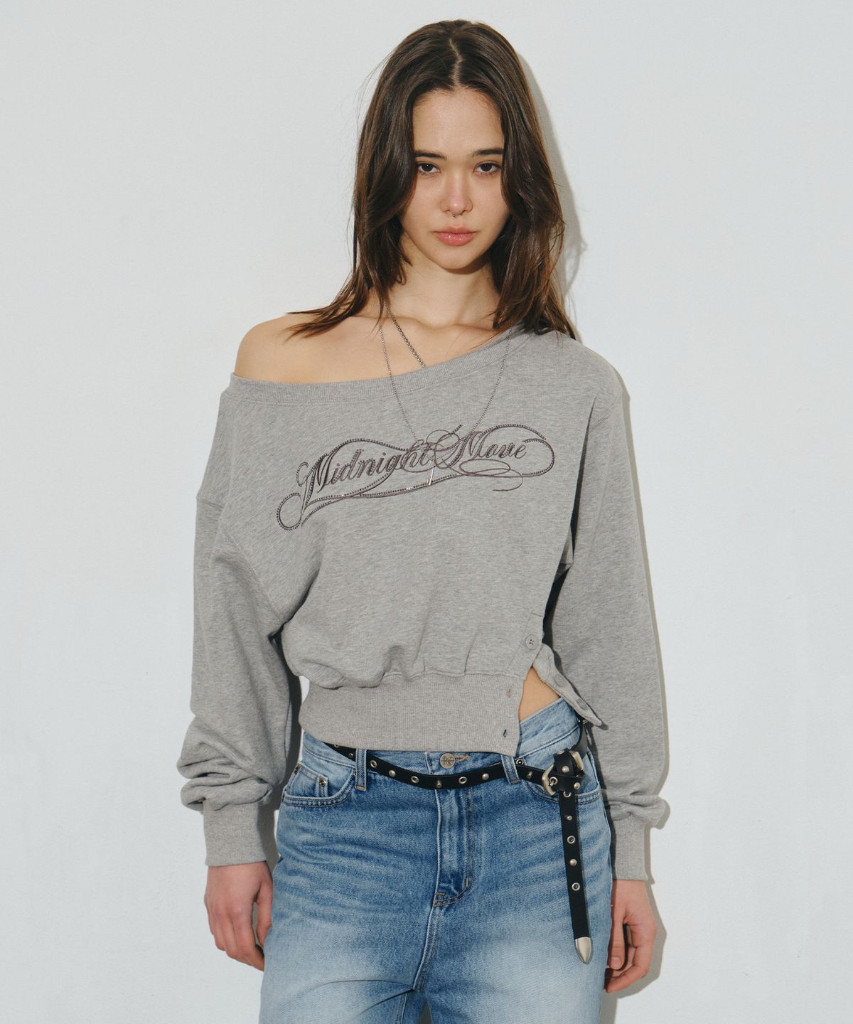 미드나잇 무브(MIDNIGHT MOVE) slit mtm (grey)