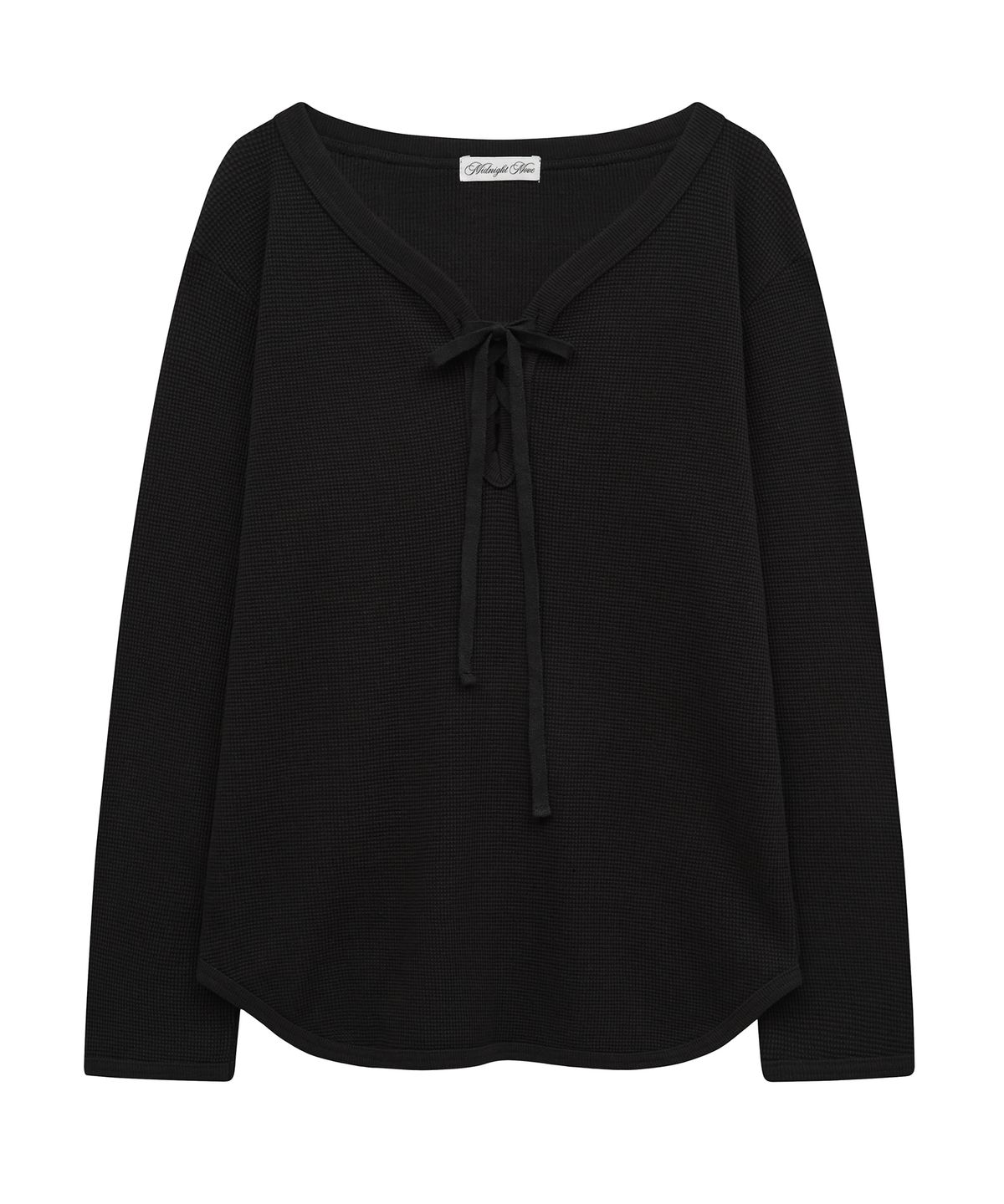 미드나잇 무브(MIDNIGHT MOVE) waffle t (black)