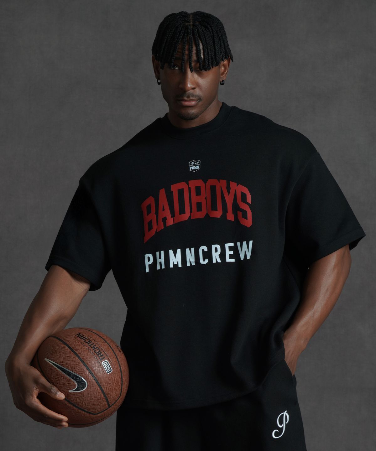 페르메논(PHERMENON) [2PACK] 오버핏 배드보이 반팔 티셔츠 (3COLOR)