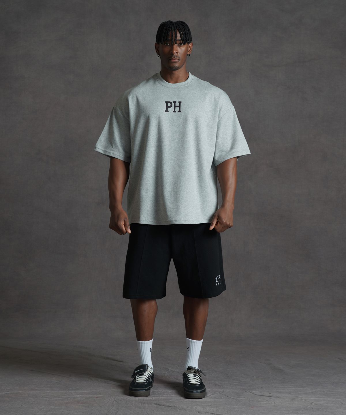페르메논(PHERMENON) [2PACK] 오버핏 PH 반팔 티셔츠 (3COLOR)