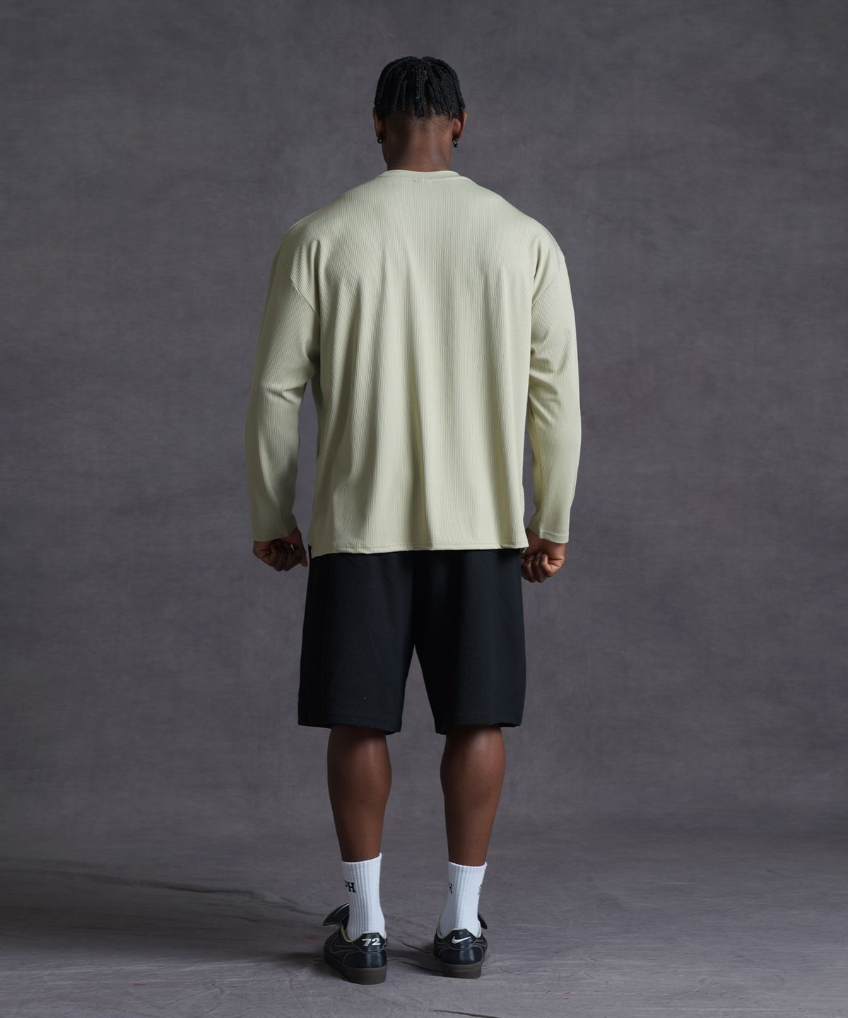 페르메논(PHERMENON) [2PACK] 루즈핏 골지 롱 슬리브 (3COLOR)