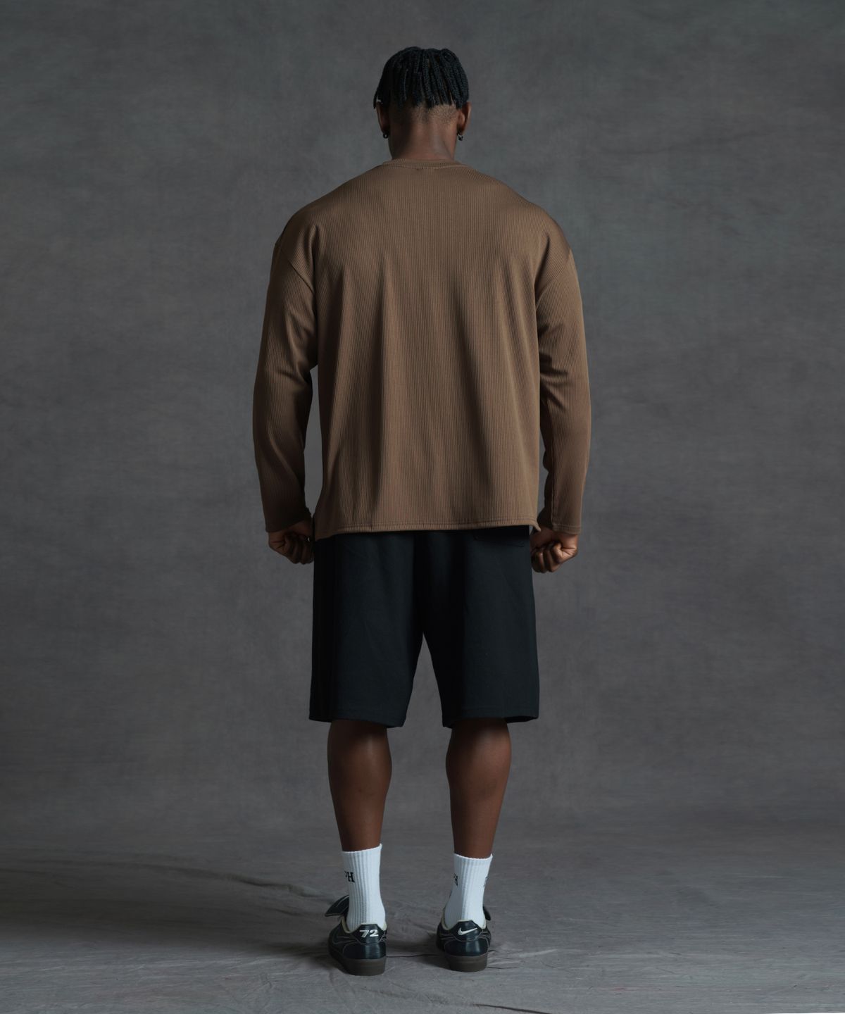 페르메논(PHERMENON) [2PACK] 루즈핏 골지 롱 슬리브 (3COLOR)