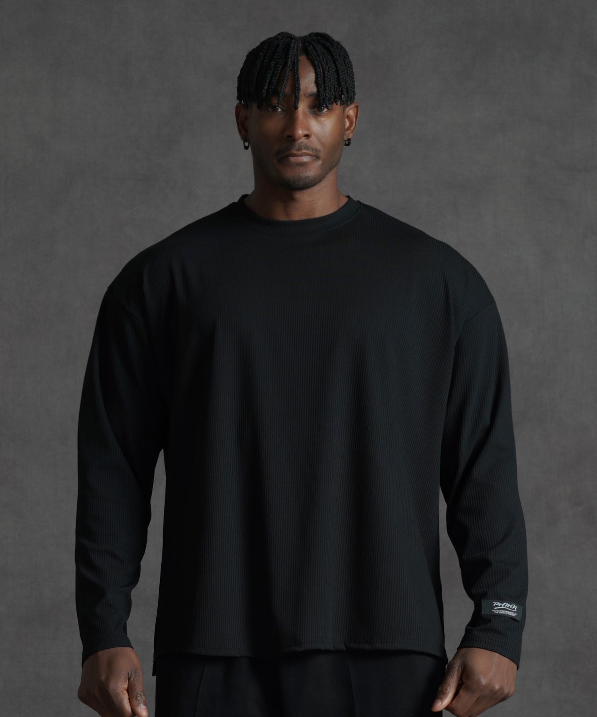 페르메논(PHERMENON) [2PACK] 루즈핏 골지 롱 슬리브 (3COLOR)