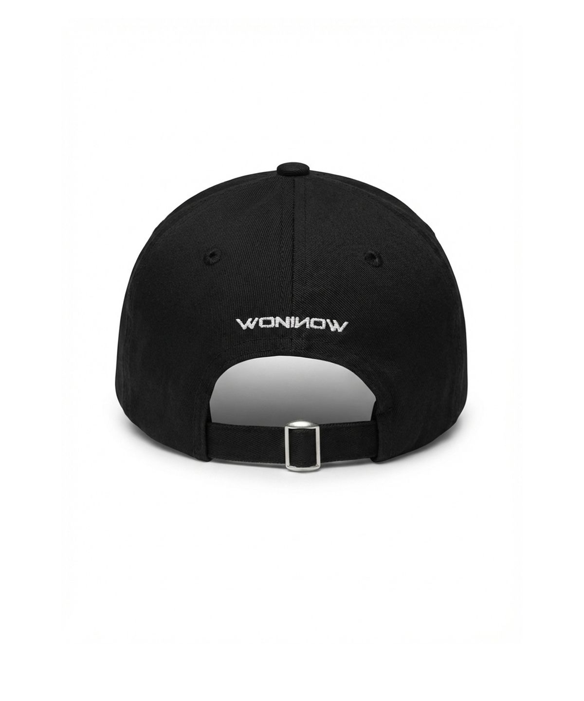 원나우(WONINOW) LUX big logo ballcap_BLACK