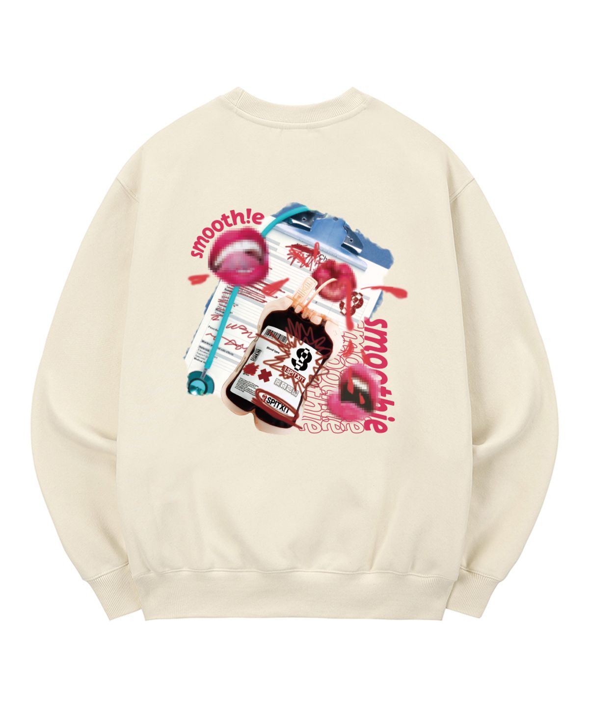 스핏싯(SPITXIT) Smoothie 1000ml 맨투맨 3COLOR