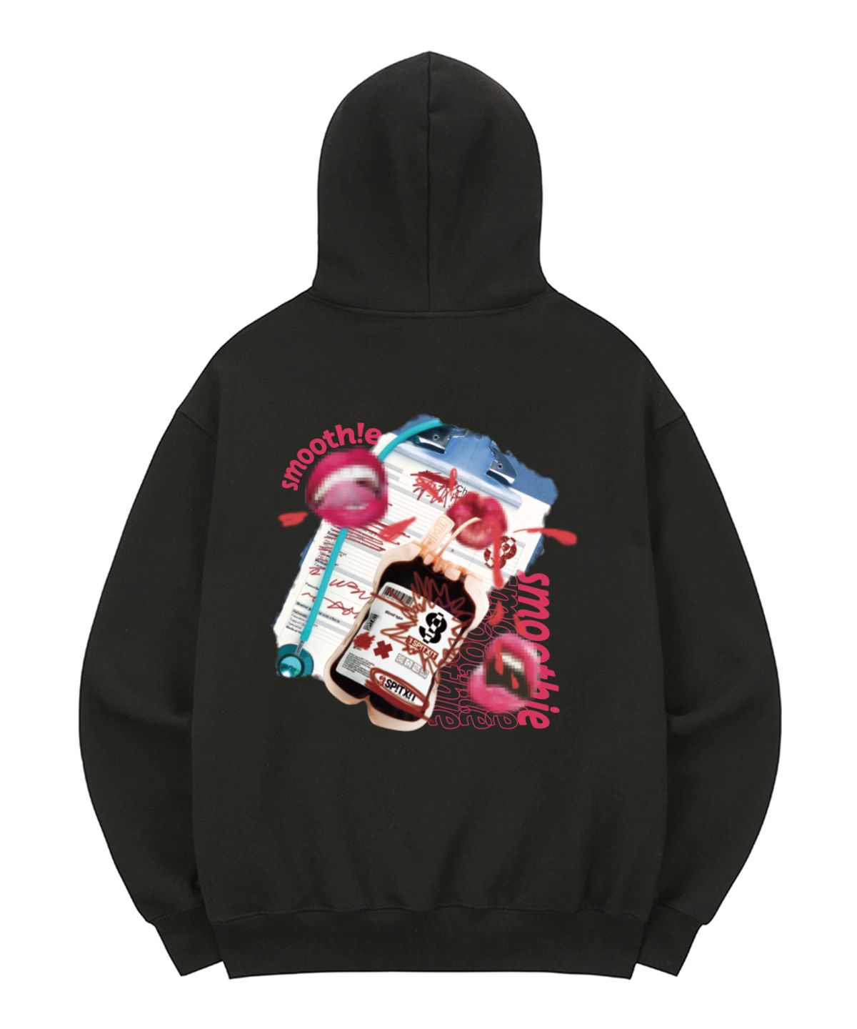 스핏싯(SPITXIT) Smoothie 1000ml 후드 집업 블랙