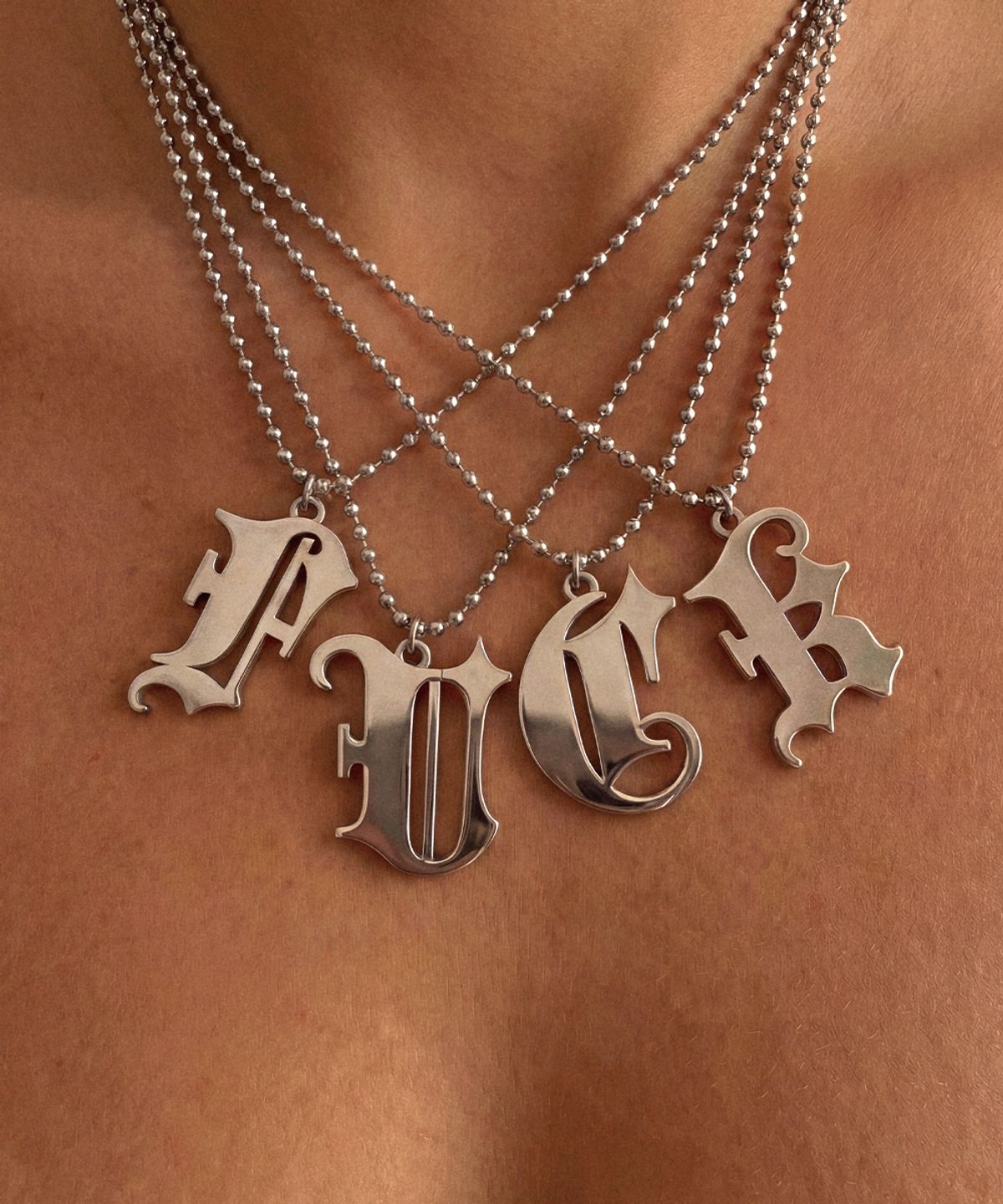 인디아카이브(INDYARCHIVE) INITIAL NECKLACE - BASIC