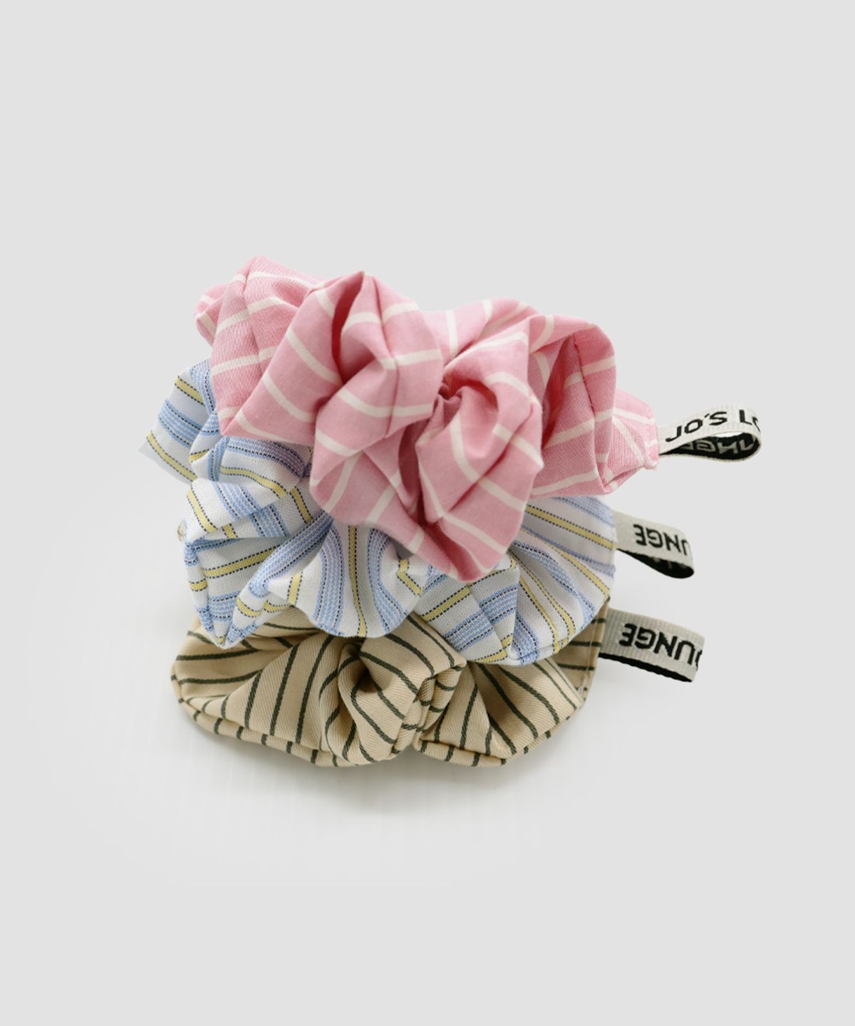 조스라운지(JO'S LOUNGE) Mini Doughnut Scrunchie (Set of 3) 11