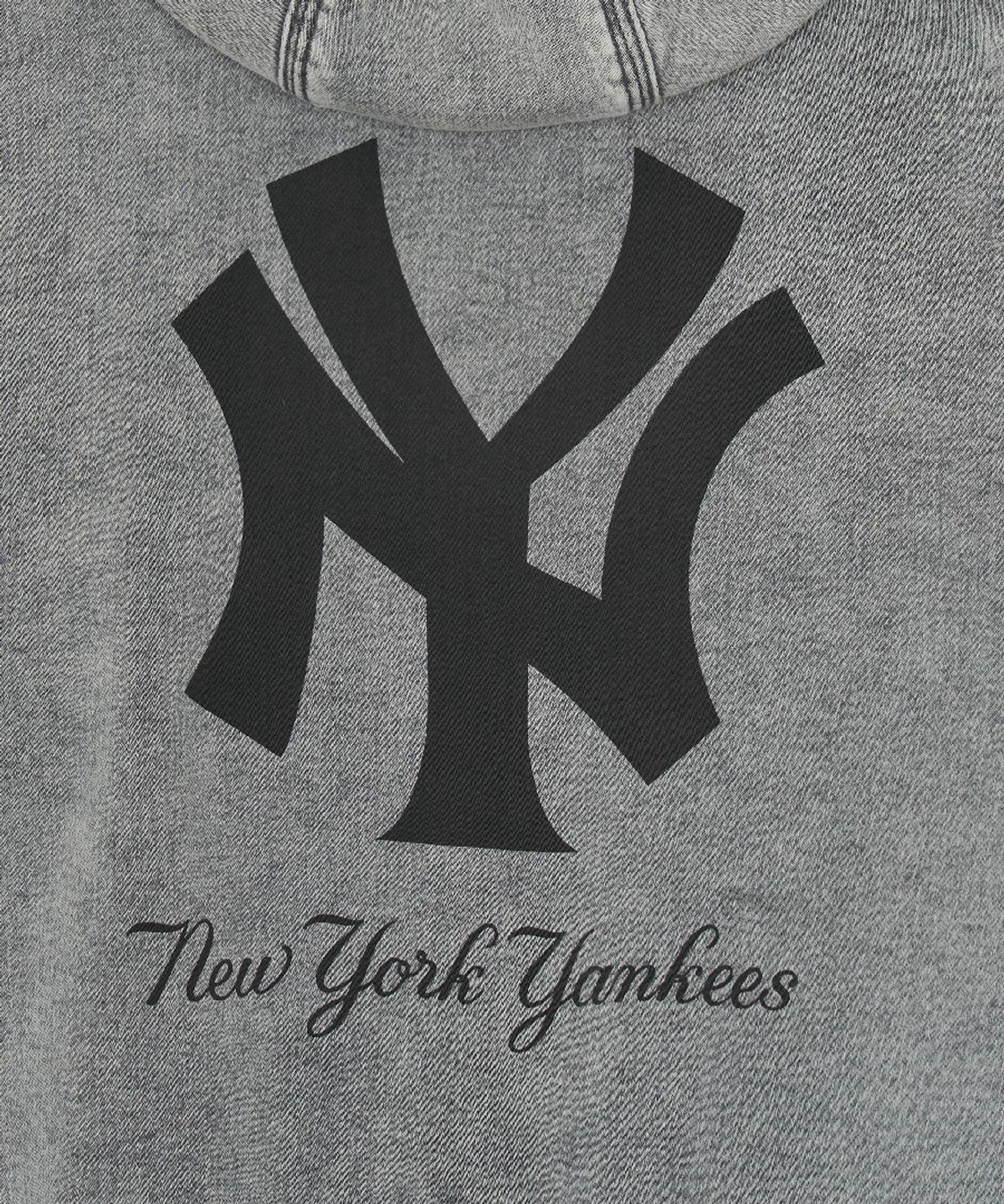 엠엘비 키즈(MLB KIDS) 베이직 져지데님 후드 집업 자켓 NY (L.Grey)