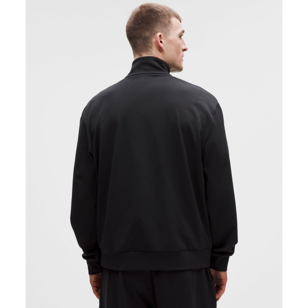 룰루레몬(LULULEMON) 헤비웨이트 소프트 저지 하프집  BLK