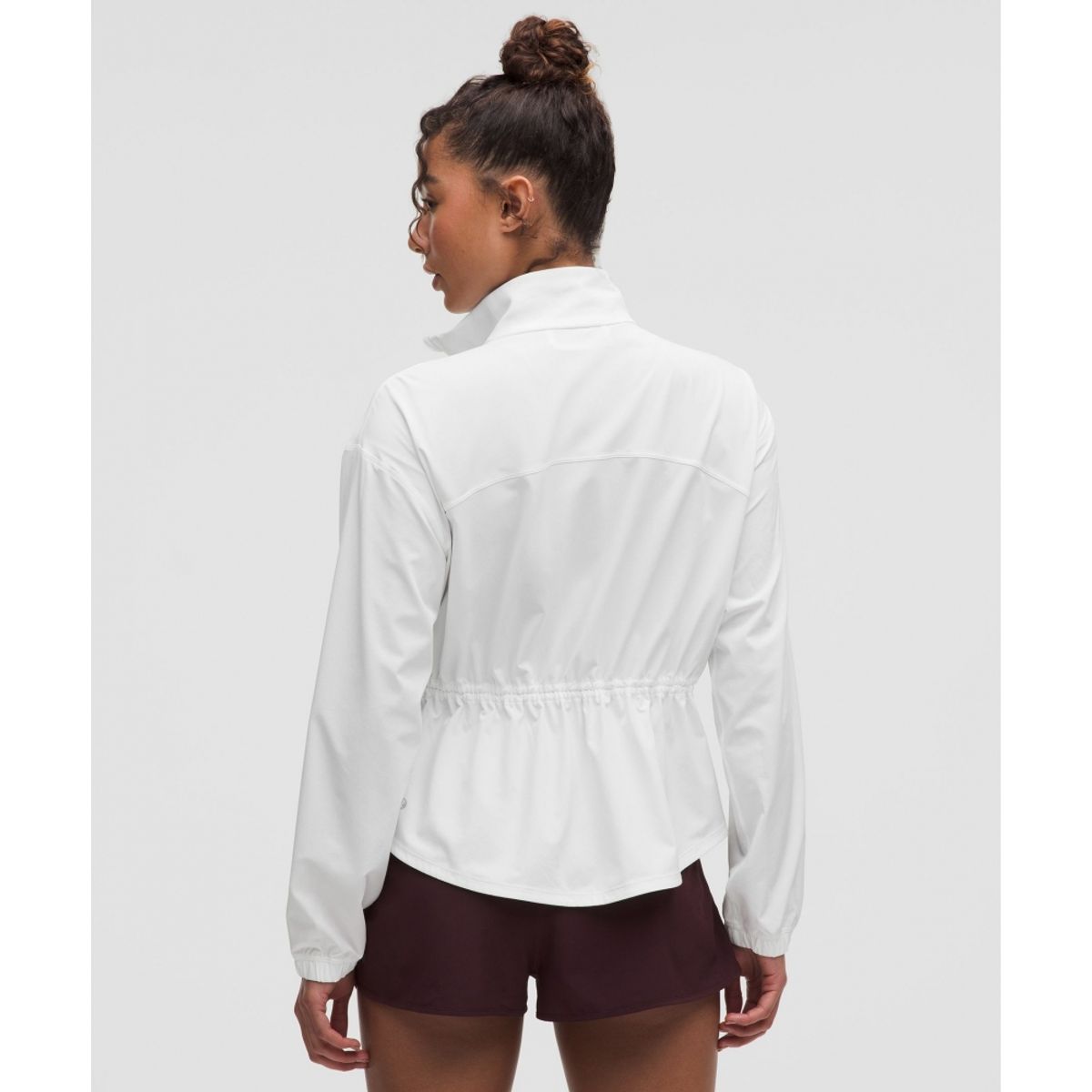 룰루레몬(LULULEMON) UV 프로텍티브 신치 웨이스트 러닝 재킷  WHT