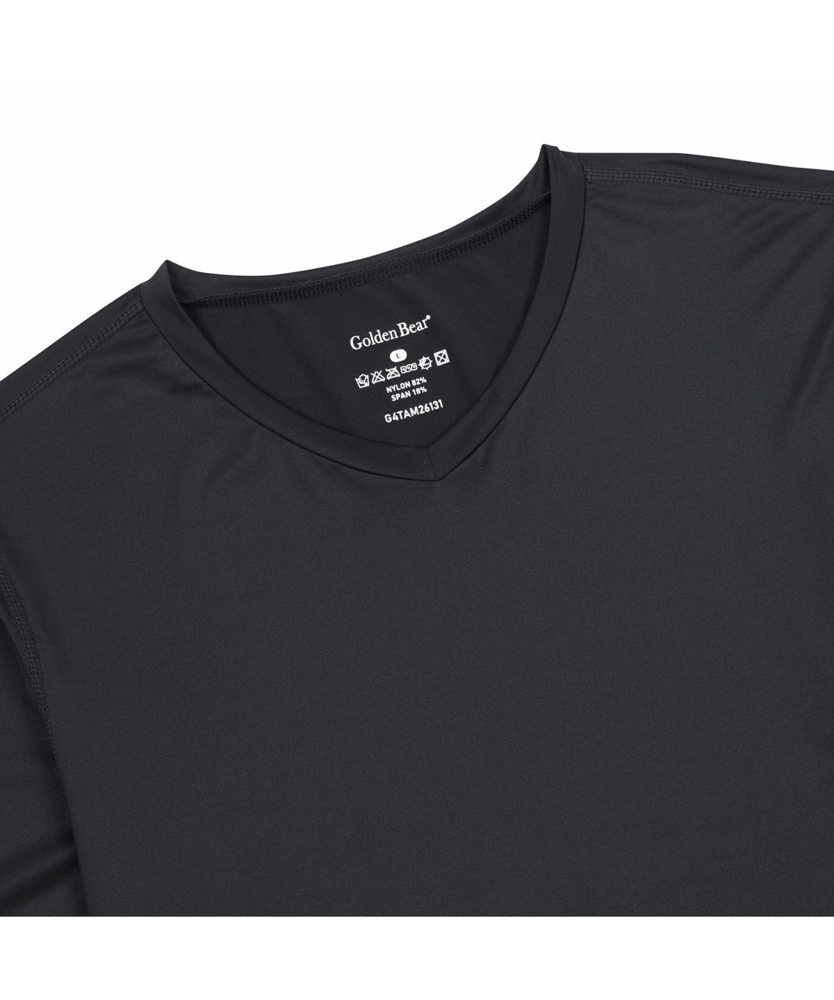 골든베어(GOLDEN BEAR) (M) V-neck Baselayer  G4TAM26131BKX