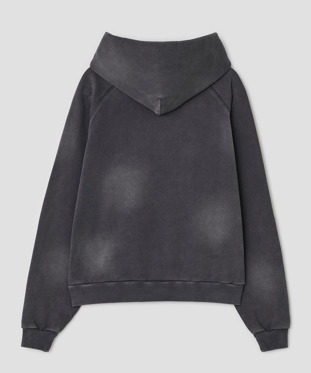 타입서비스(TYPESERVICE) Washed Raglan Hoodie [Charcoal]
