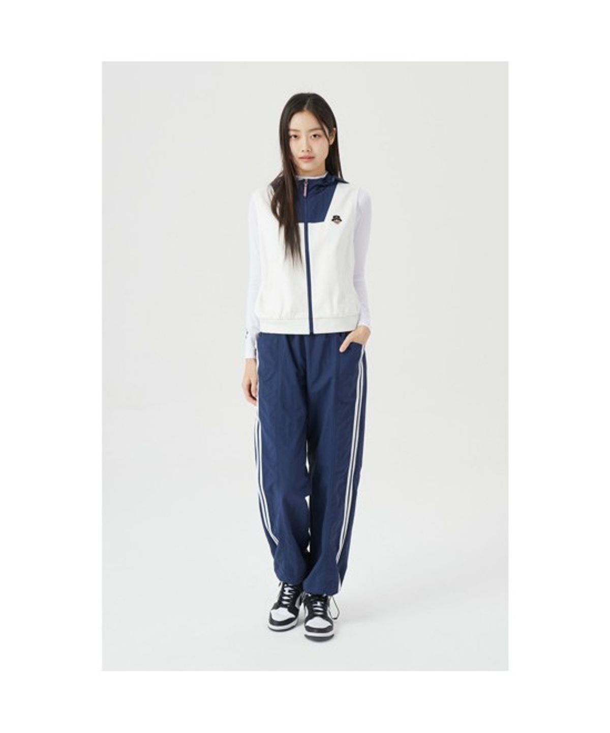 골든베어(GOLDEN BEAR) (W) Side taped Woven Pants  G5PAM26111NYX