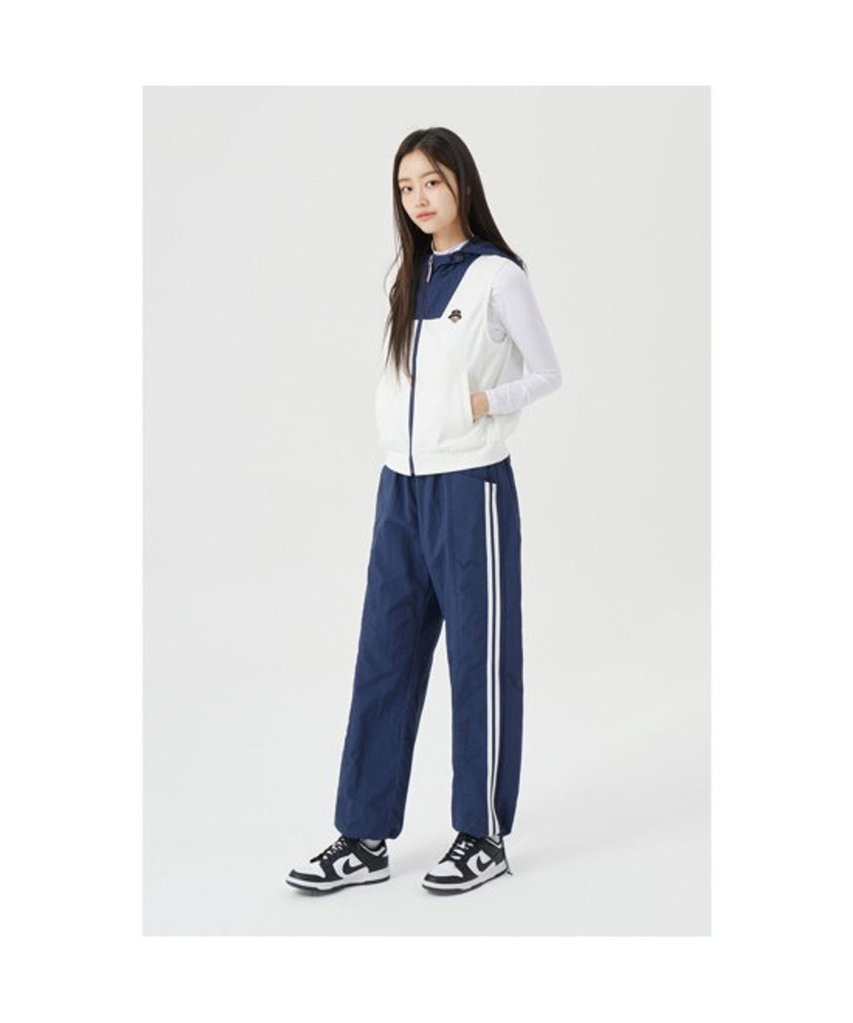 골든베어(GOLDEN BEAR) (W) Side taped Woven Pants  G5PAM26111NYX