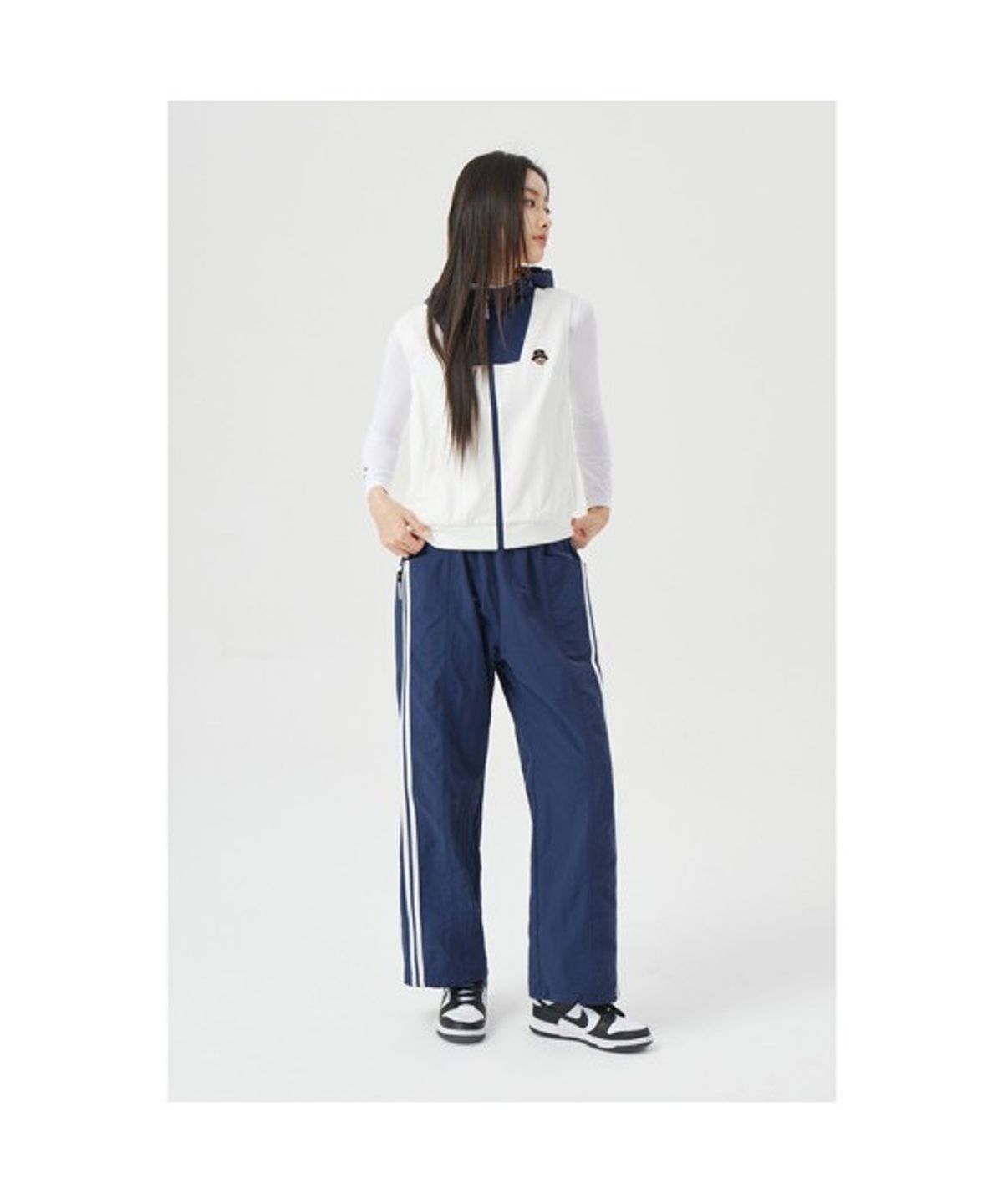 골든베어(GOLDEN BEAR) (W) Side taped Woven Pants  G5PAM26111NYX