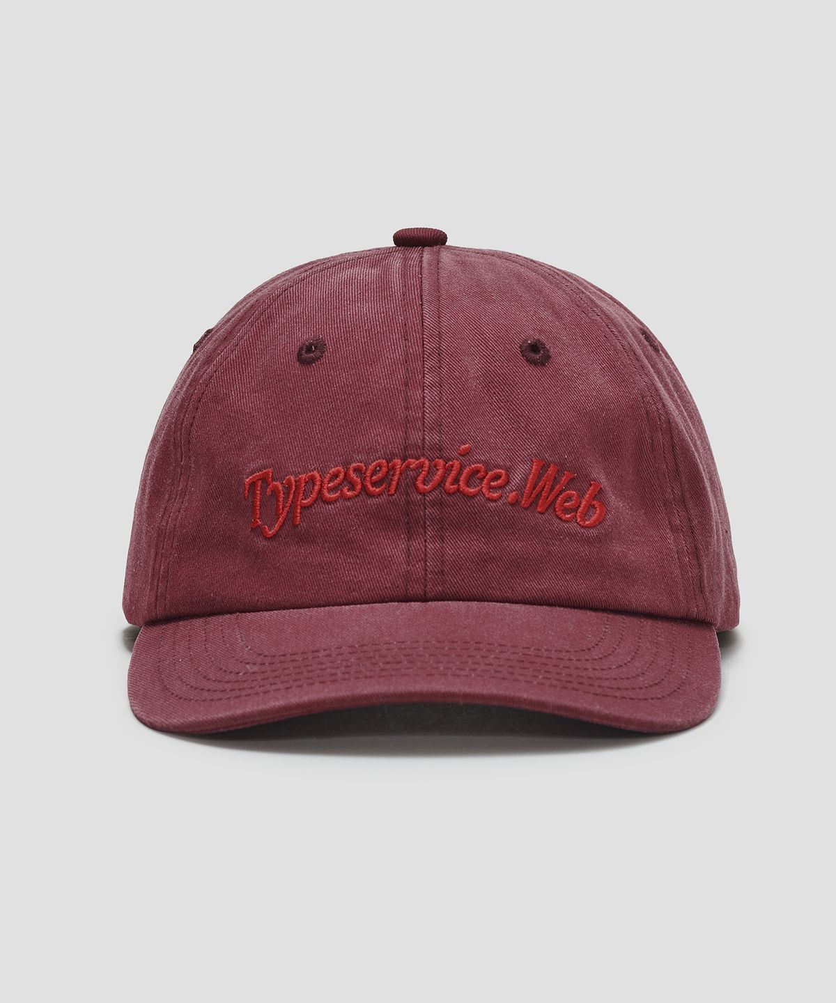 타입서비스(TYPESERVICE) Washed Web Cap [Red]