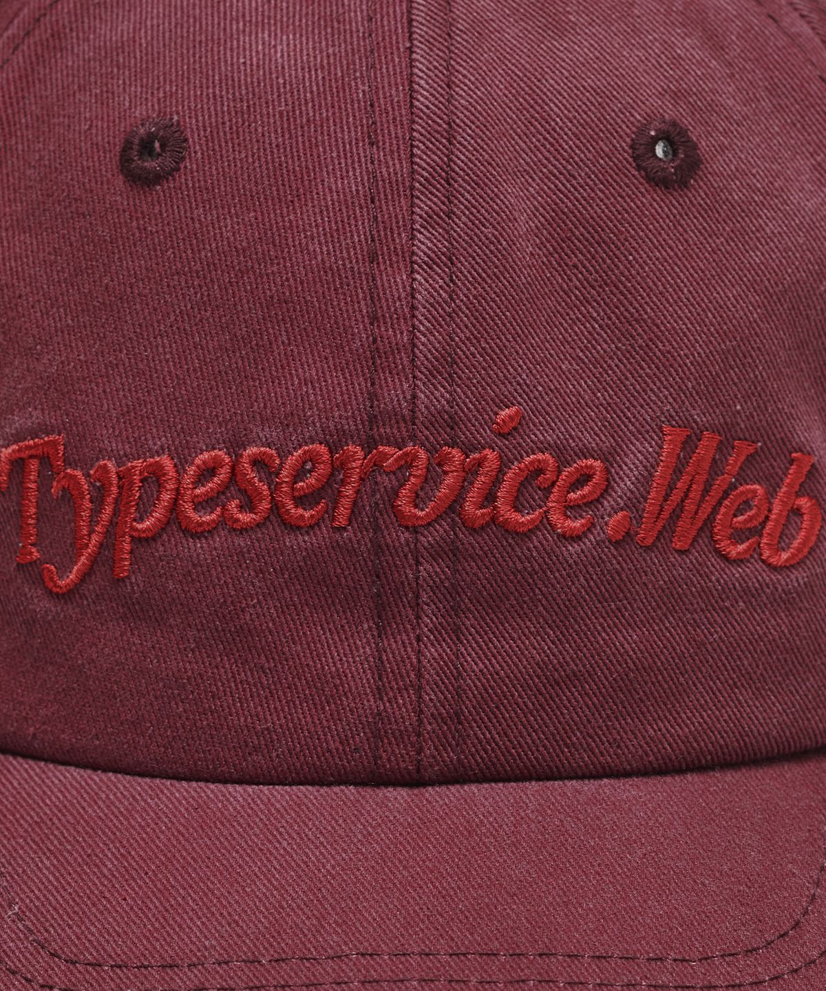 타입서비스(TYPESERVICE) Washed Web Cap [Red]