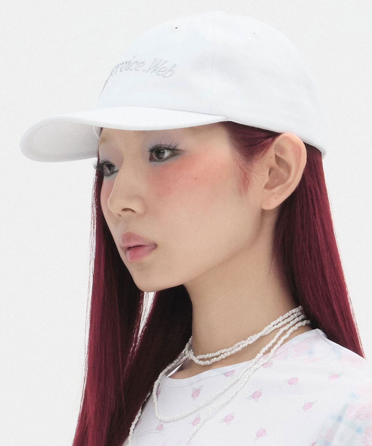 타입서비스(TYPESERVICE) Washed Web Cap [White]