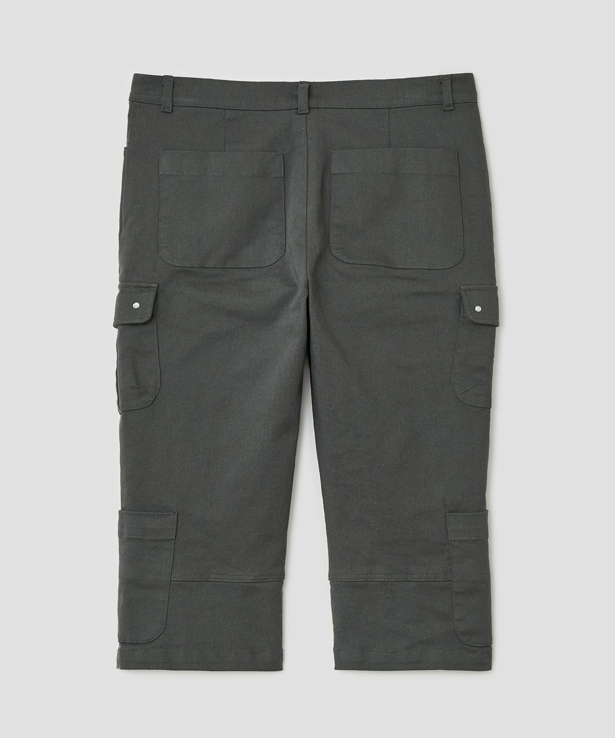 타입서비스(TYPESERVICE) Stone Capri Pants [Charcoal]