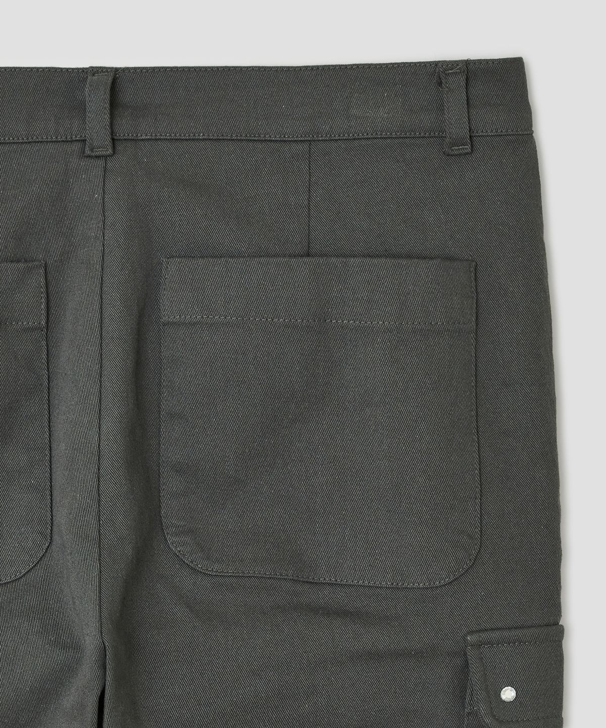 타입서비스(TYPESERVICE) Stone Capri Pants [Charcoal]