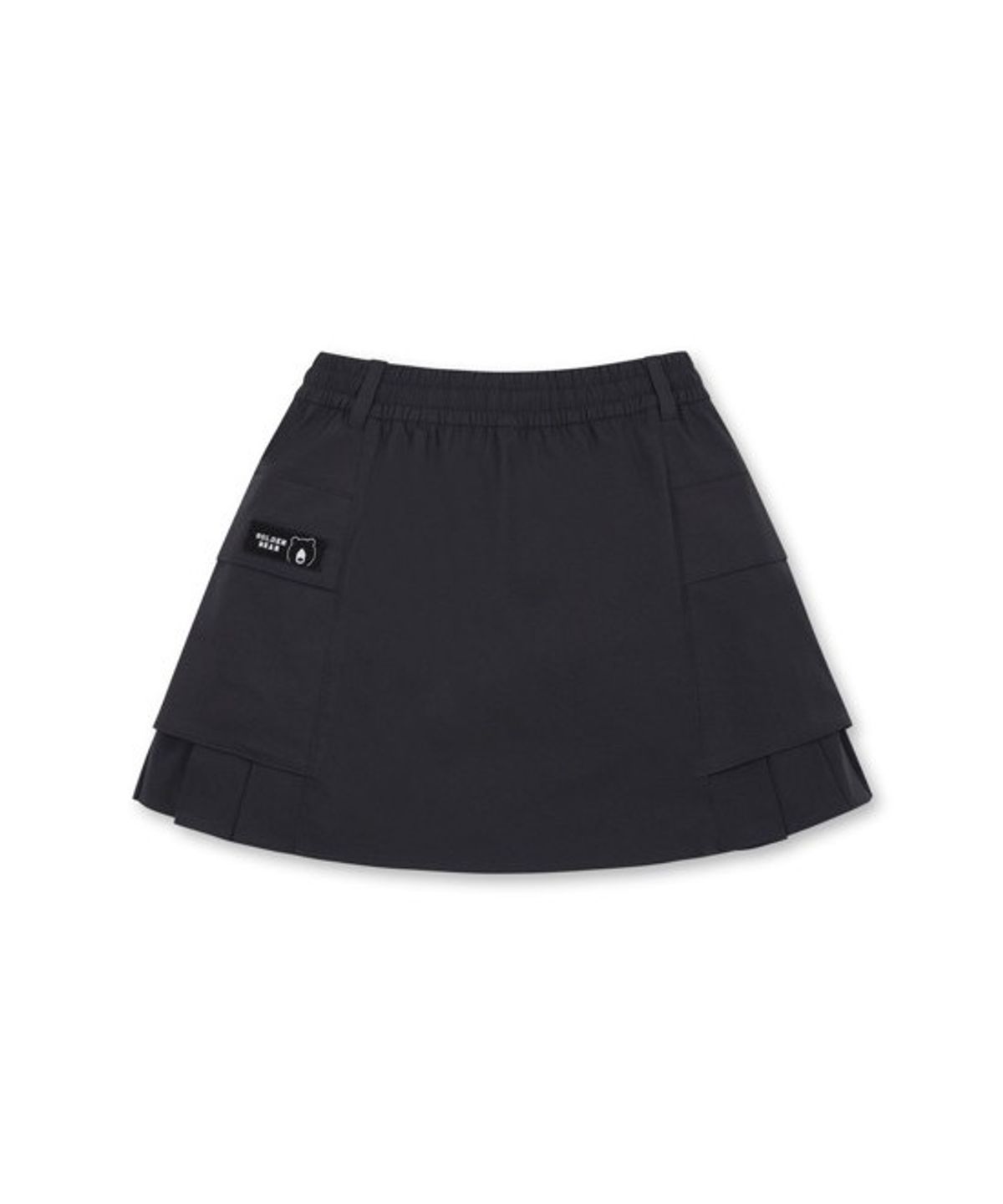 골든베어(GOLDEN BEAR) (W) Side Pleated Skirt  G5KCM26201BKX