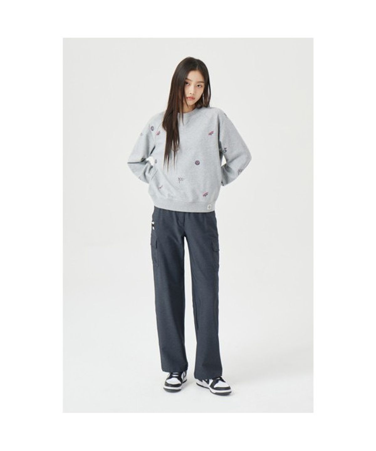 골든베어(GOLDEN BEAR) (W) Semi Wide Pants G5PAM26101NYX