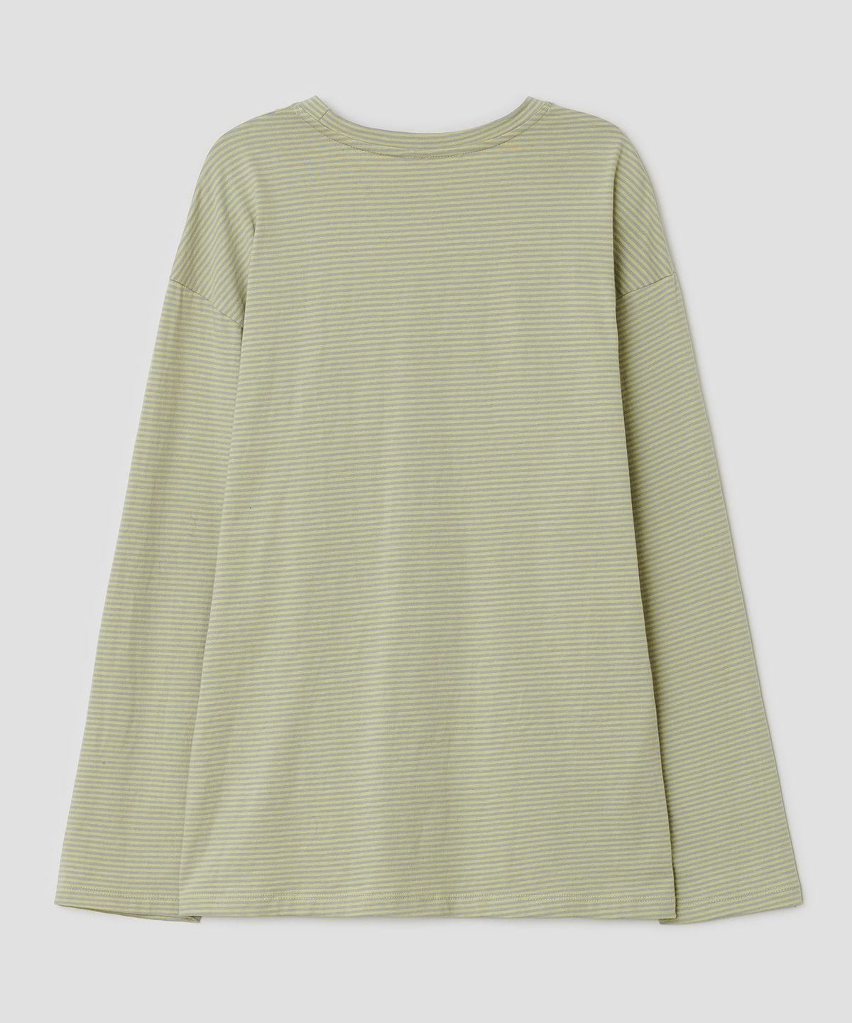 타입서비스(TYPESERVICE) Cry Eyes Ruched Stripe Top [Green]