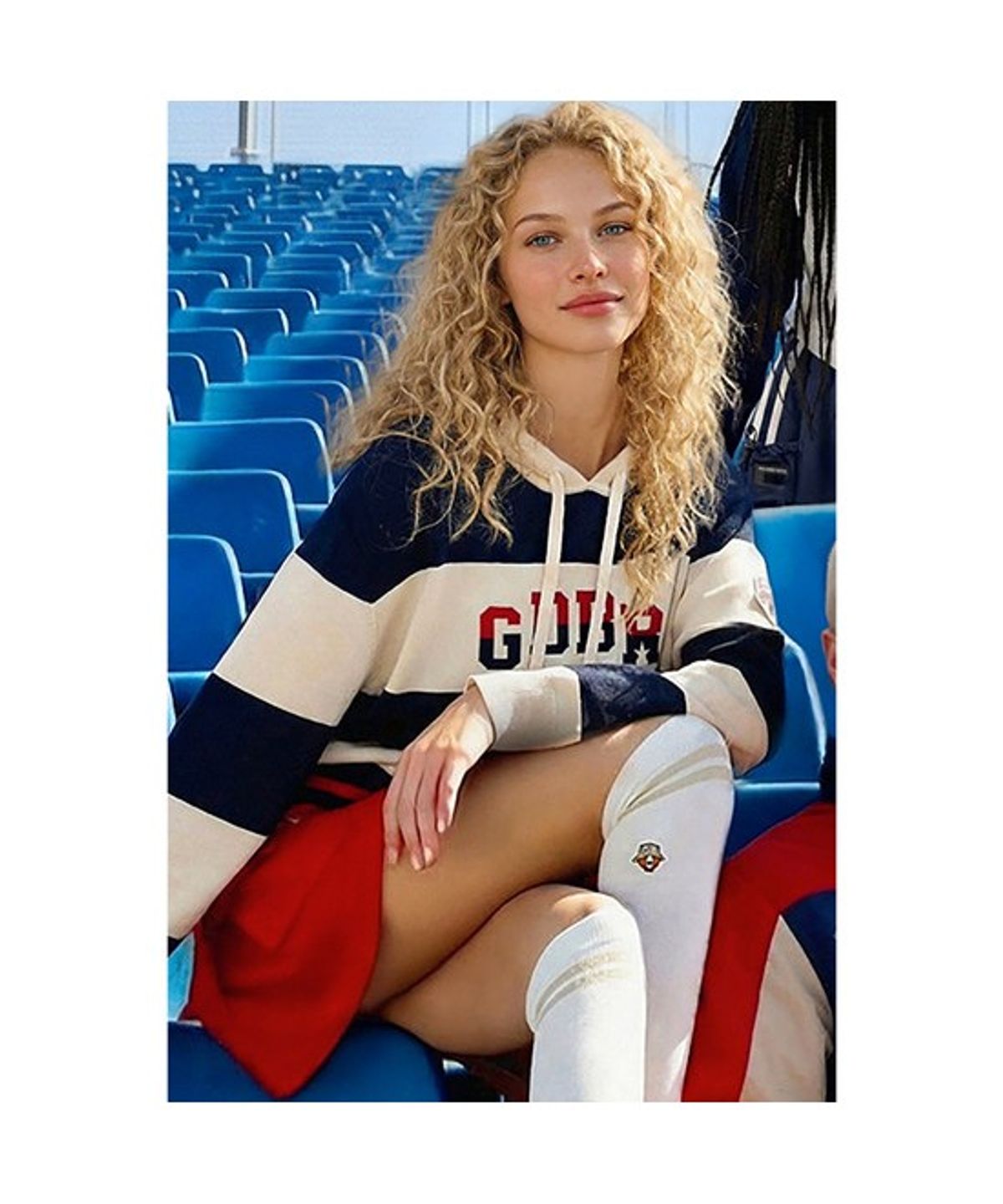 골든베어(GOLDEN BEAR) (W) Side Pleated Skirt  G5KCM26201REX
