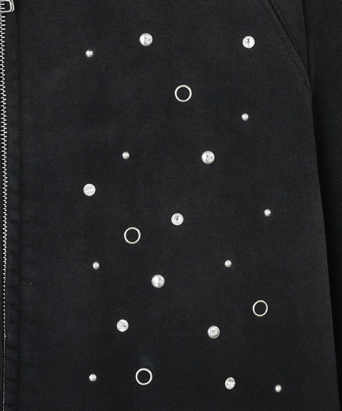 타입서비스(TYPESERVICE) Hotfix Washed Raglan Zip Hoodie [Black]
