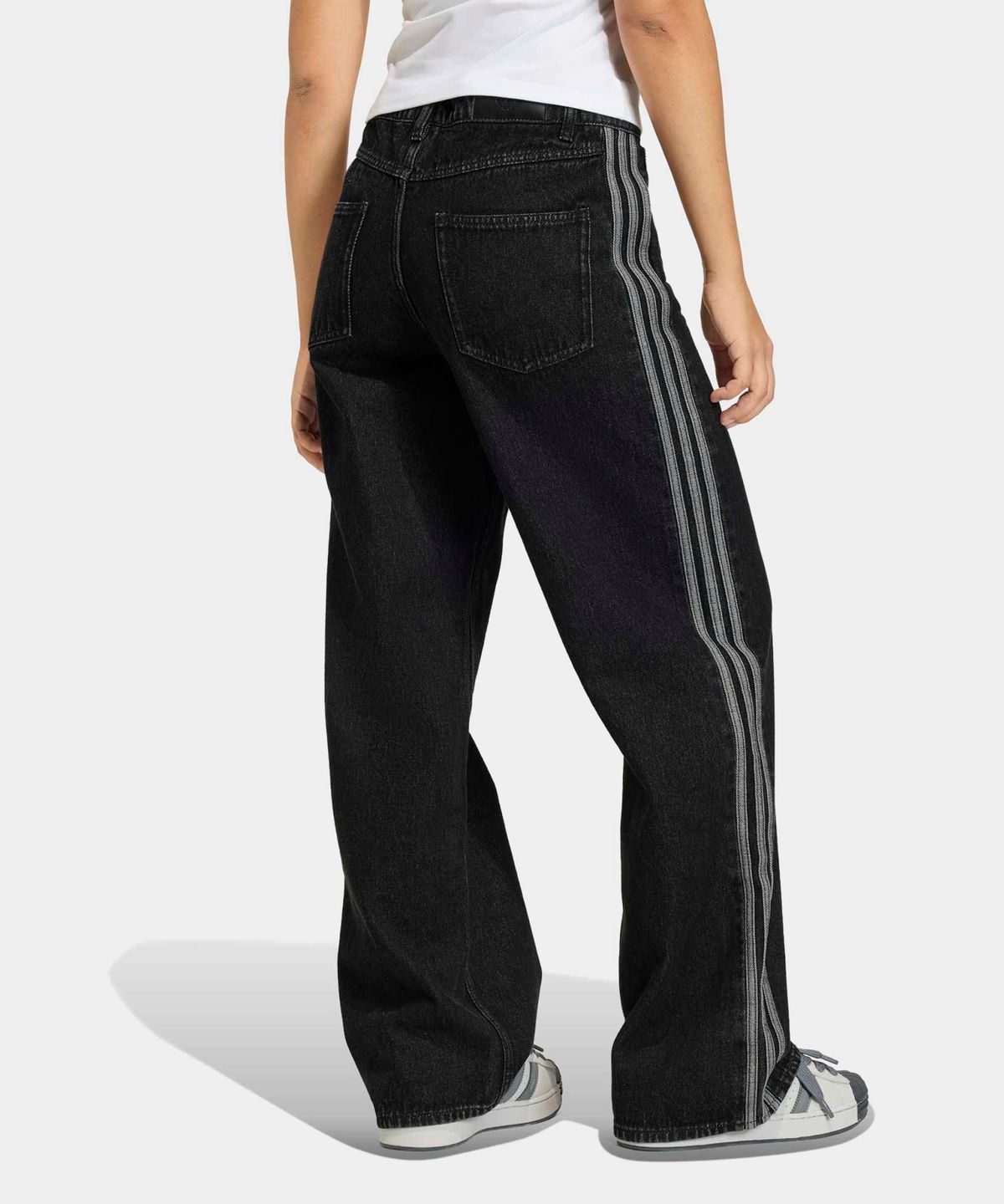 아디다스(ADIDAS) 파이어버드 ADILENIUM 트랙 팬츠 데님 - 블랙 / KD2909